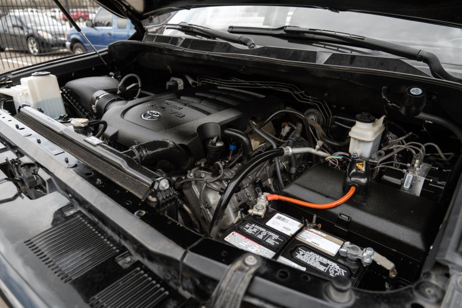 2015 BLACK Toyota Tundra SR5 5.7L V8 FFV CrewMax 4WD (5TFDW5F19FX) with an 5.7L V8 DOHC 32V FFV engine, 6-Speed Automatic transmission, located at 2401 E Main St., Grand Prairie, TX, 75050, (972) 262-4440, 32.748981, -96.969643 - Photo#49