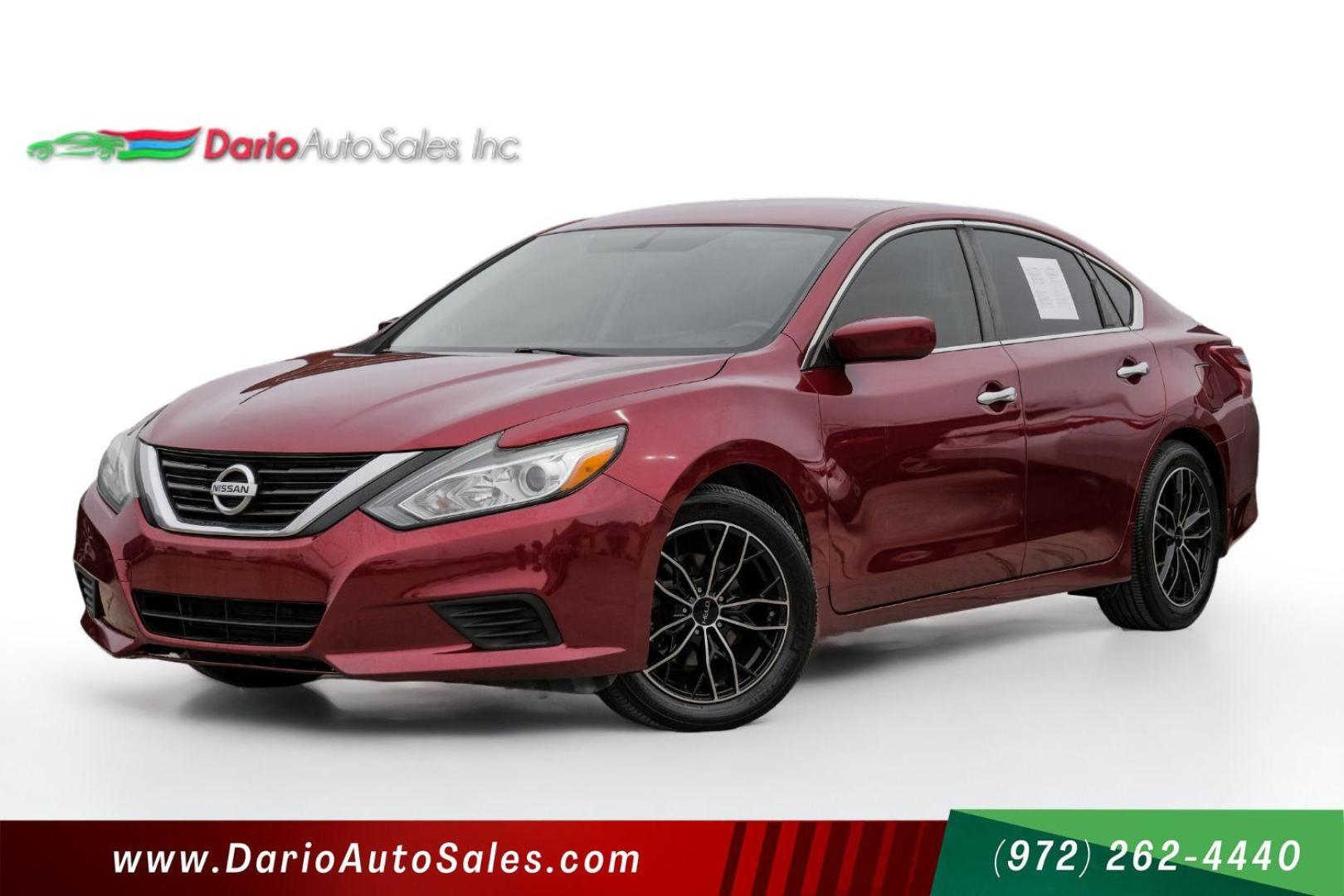 2018 Red Nissan Altima 2.5 S (1N4AL3AP0JC) with an 2.5L L4 DOHC 16V engine, Continuously Variable Transmission transmission, located at 2401 E Main St., Grand Prairie, TX, 75050, (972) 262-4440, 32.748981, -96.969643 - Photo#0