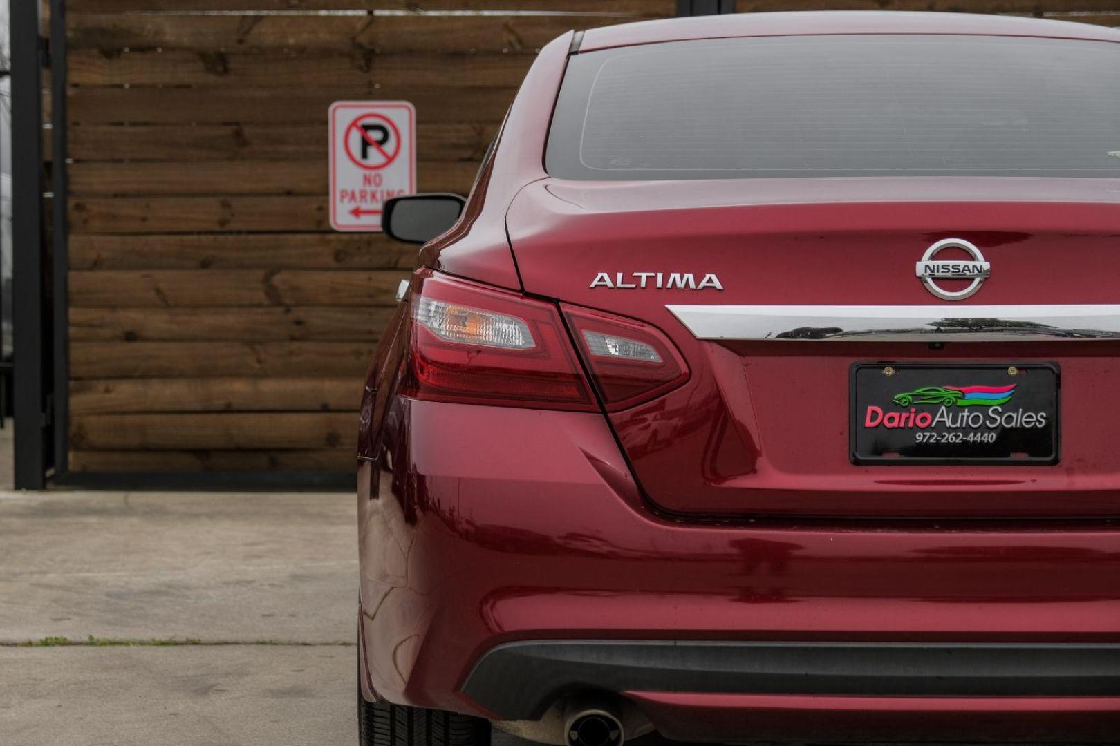 2018 Red Nissan Altima 2.5 S (1N4AL3AP0JC) with an 2.5L L4 DOHC 16V engine, Continuously Variable Transmission transmission, located at 2401 E Main St., Grand Prairie, TX, 75050, (972) 262-4440, 32.748981, -96.969643 - Photo#48