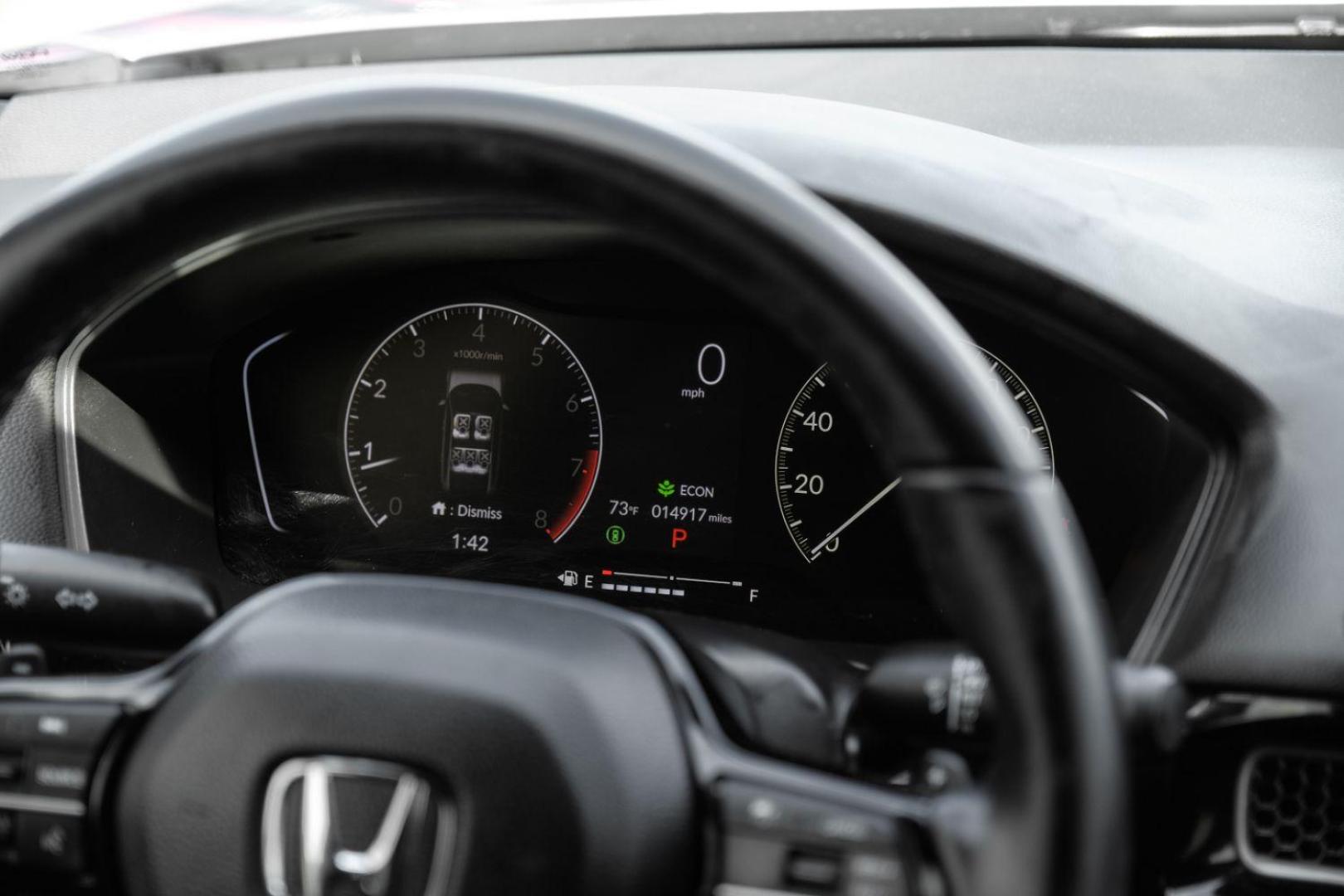 2022 Gray Honda Civic Sport Hatchback CVT (19XFL2H84NE) with an 2.0L L4 DOHC 16V TURBO engine, Continuously Variable Transmission transmission, located at 2401 E Main St., Grand Prairie, TX, 75050, (972) 262-4440, 32.748981, -96.969643 - Photo#23