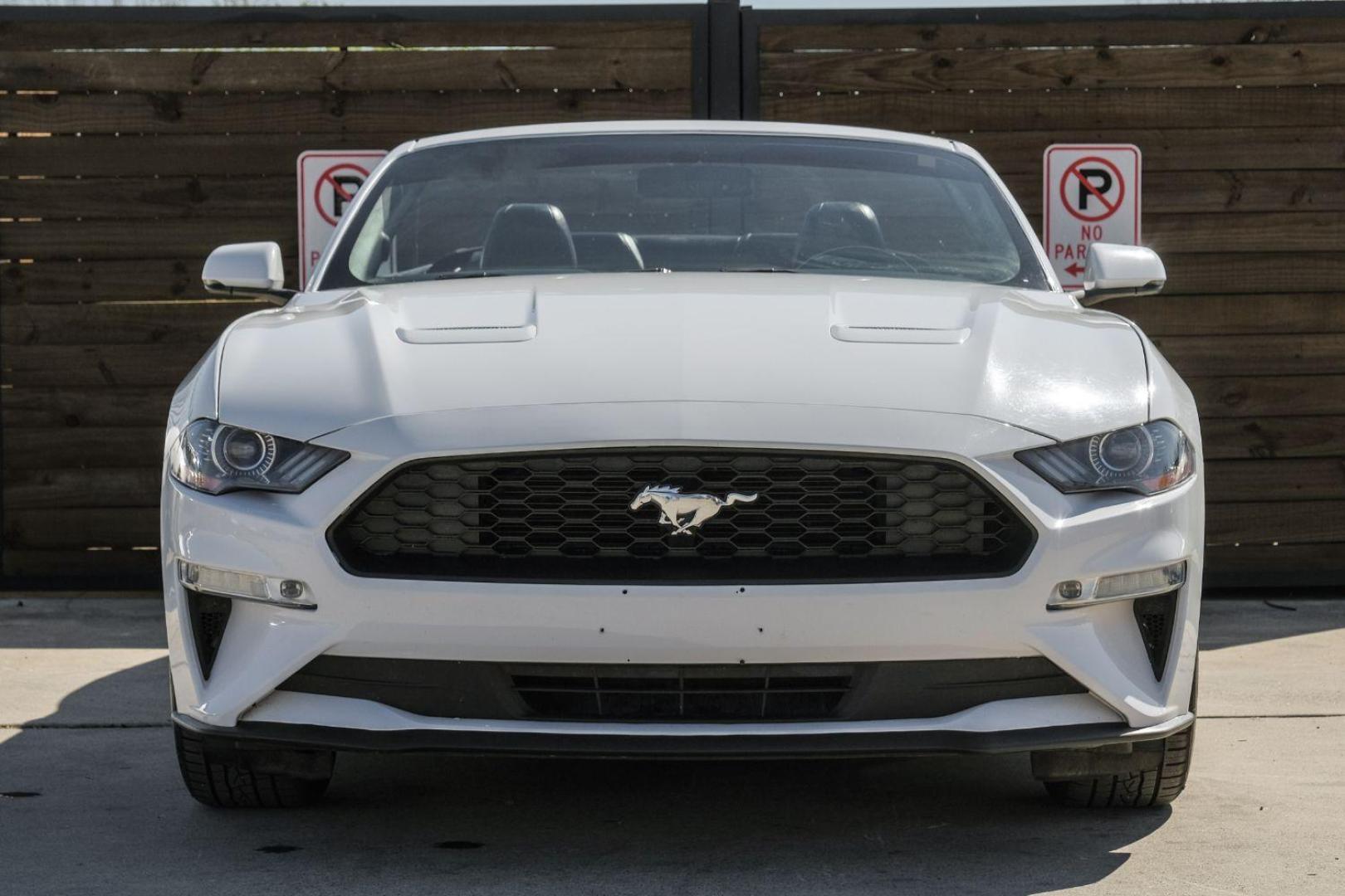 2018 WHITE Ford Mustang EcoBoost Premium Convertible (1FATP8UHXJ5) with an 2.3L L4 DOHC 16V engine, located at 2401 E Main St., Grand Prairie, TX, 75050, (972) 262-4440, 32.748981, -96.969643 - Photo#5