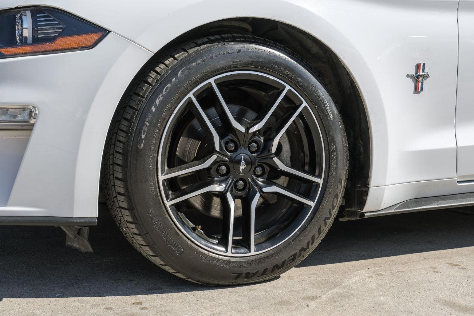 2018 WHITE Ford Mustang EcoBoost Premium Convertible (1FATP8UHXJ5) with an 2.3L L4 DOHC 16V engine, located at 2401 E Main St., Grand Prairie, TX, 75050, (972) 262-4440, 32.748981, -96.969643 - Photo#62