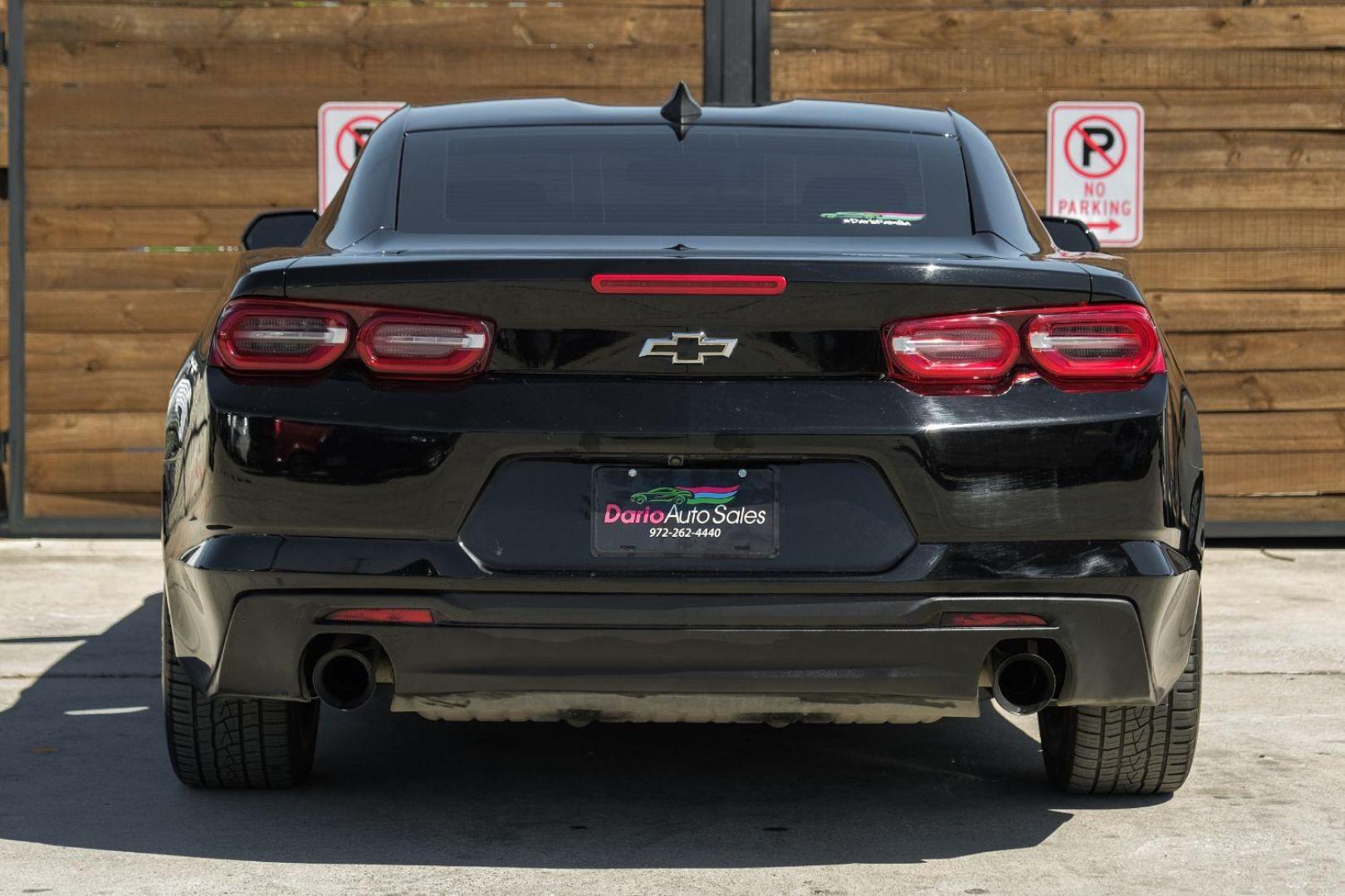 2019 BLACK Chevrolet Camaro 1LT Coupe (1G1FB1RX8K0) with an 2.0L L4 DOHC 16V TURBO engine, 6-Speed Manual transmission, located at 2401 E Main St., Grand Prairie, TX, 75050, (972) 262-4440, 32.748981, -96.969643 - Photo#10