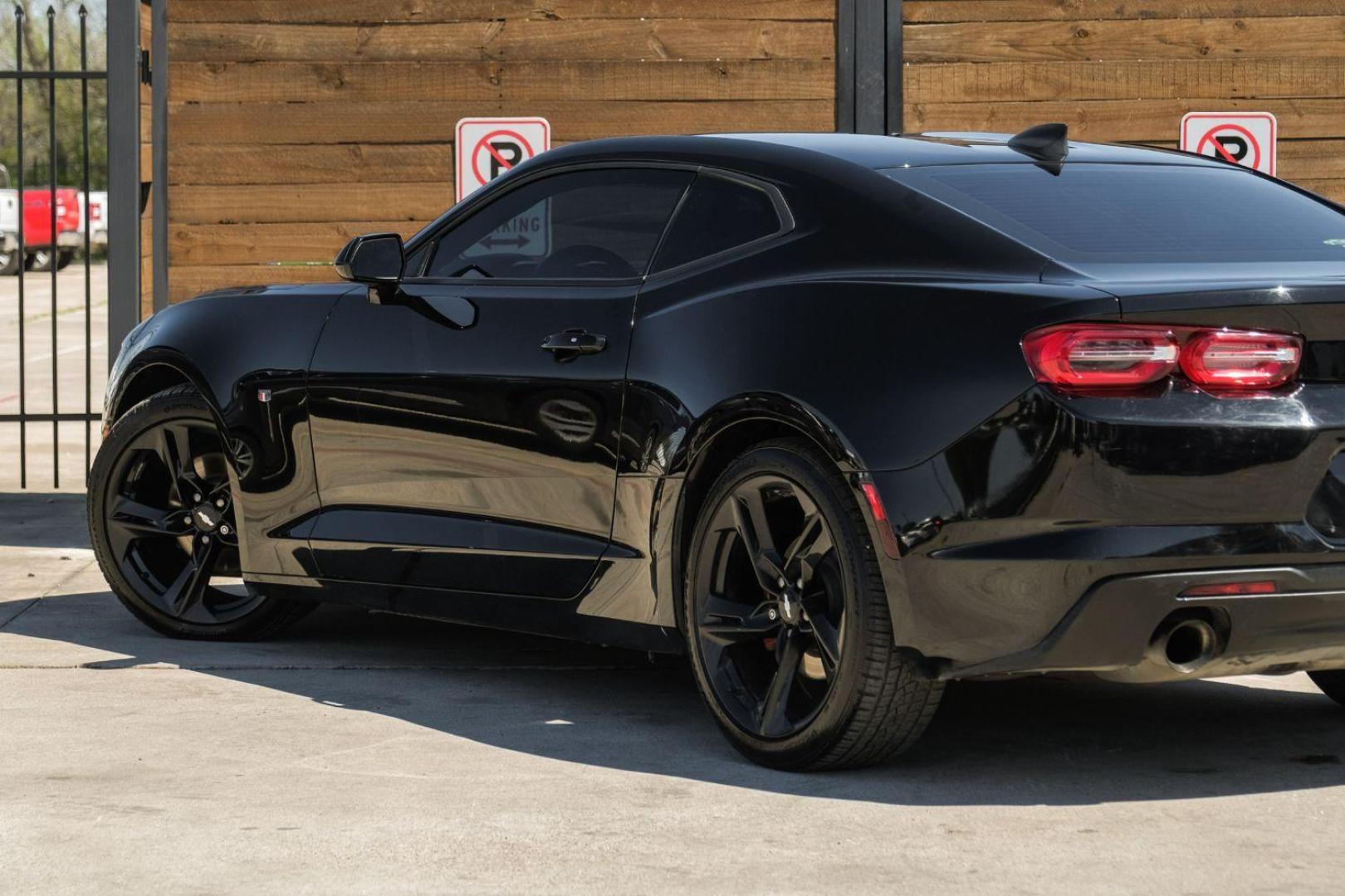 2019 BLACK Chevrolet Camaro 1LT Coupe (1G1FB1RX8K0) with an 2.0L L4 DOHC 16V TURBO engine, 6-Speed Manual transmission, located at 2401 E Main St., Grand Prairie, TX, 75050, (972) 262-4440, 32.748981, -96.969643 - Photo#12