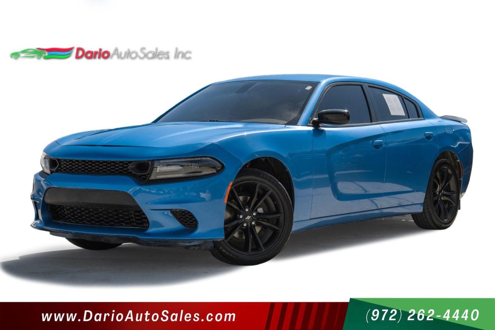 2018 BLUE Dodge Charger SXT (2C3CDXBG0JH) with an 3.6L V6 DOHC 24V engine, 8-Speed Automatic transmission, located at 2401 E Main St., Grand Prairie, TX, 75050, (972) 262-4440, 32.748981, -96.969643 - Photo#0