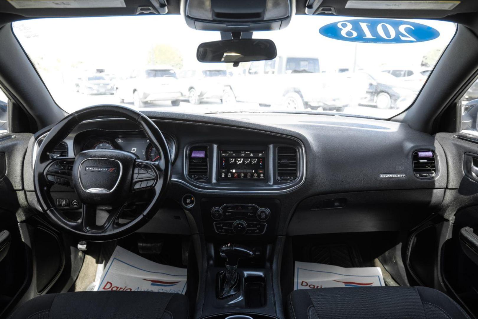 2018 BLUE Dodge Charger SXT (2C3CDXBG0JH) with an 3.6L V6 DOHC 24V engine, 8-Speed Automatic transmission, located at 2401 E Main St., Grand Prairie, TX, 75050, (972) 262-4440, 32.748981, -96.969643 - Photo#18