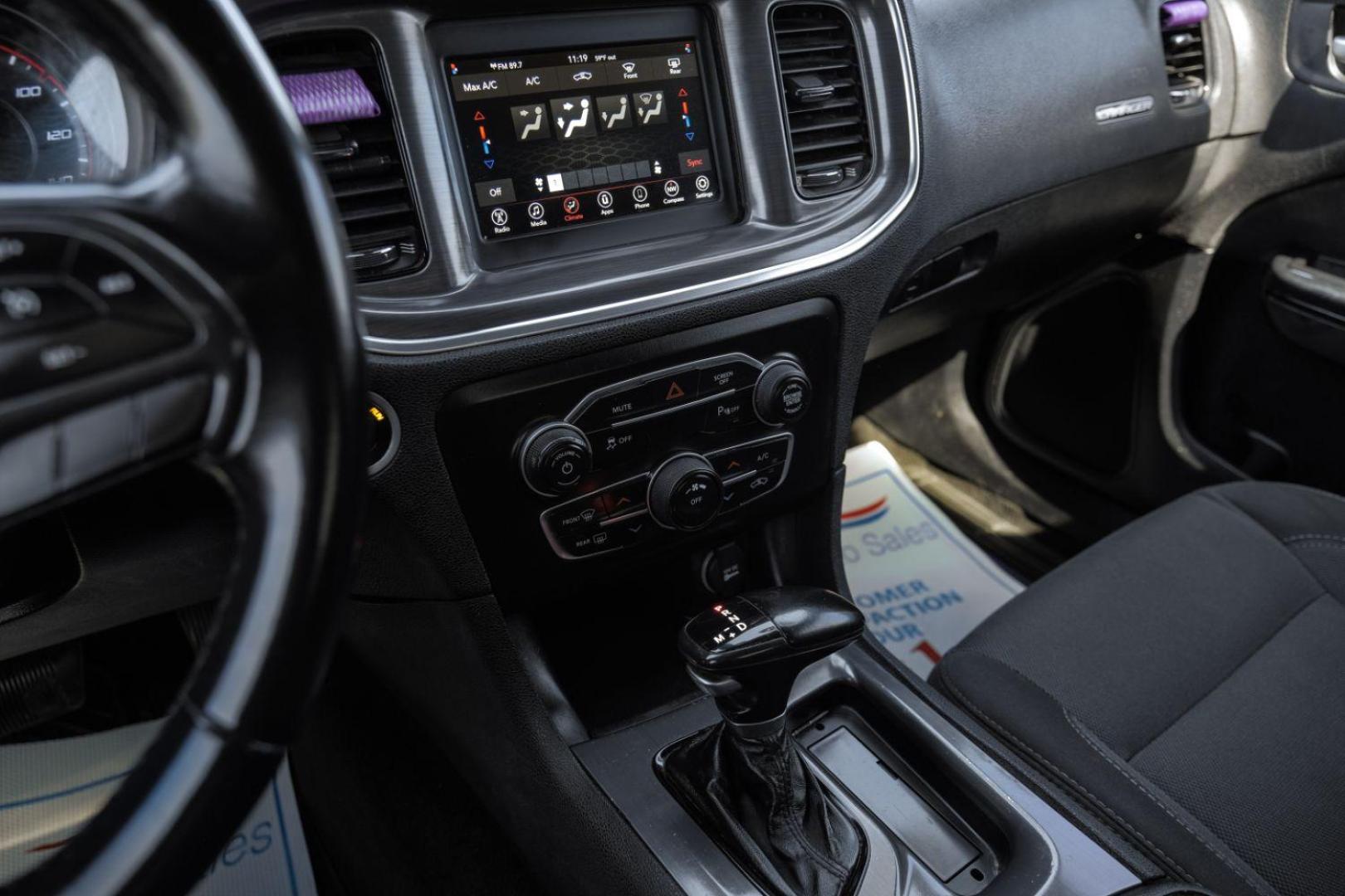 2018 BLUE Dodge Charger SXT (2C3CDXBG0JH) with an 3.6L V6 DOHC 24V engine, 8-Speed Automatic transmission, located at 2401 E Main St., Grand Prairie, TX, 75050, (972) 262-4440, 32.748981, -96.969643 - Photo#29