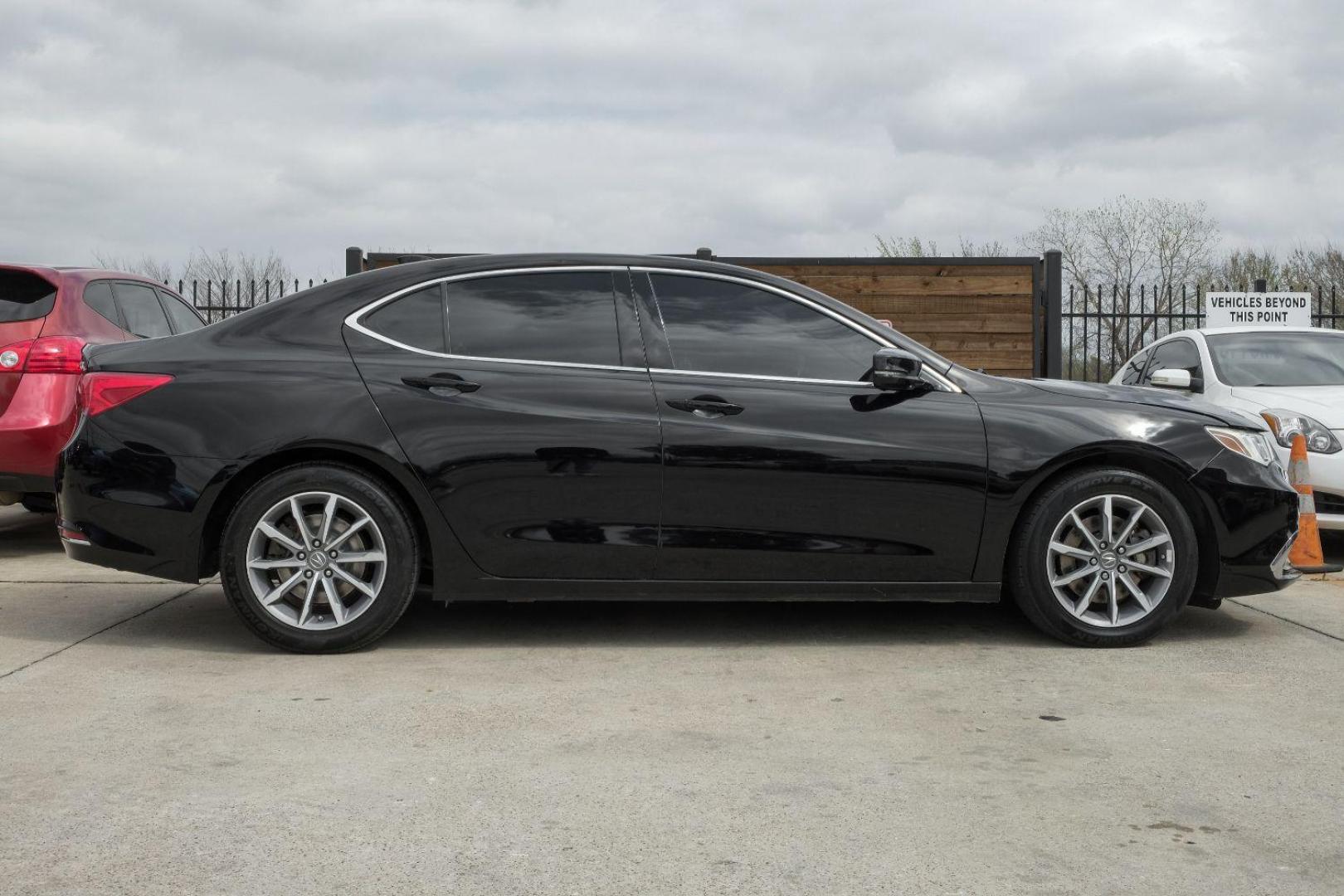 2018 BLACK Acura TLX Technology Package 2.4L (19UUB1F55JA) with an 2.4L L4 DOHC 16V engine, 8-Speed Automatic transmission, located at 2401 E Main St., Grand Prairie, TX, 75050, (972) 262-4440, 32.748981, -96.969643 - Photo#9