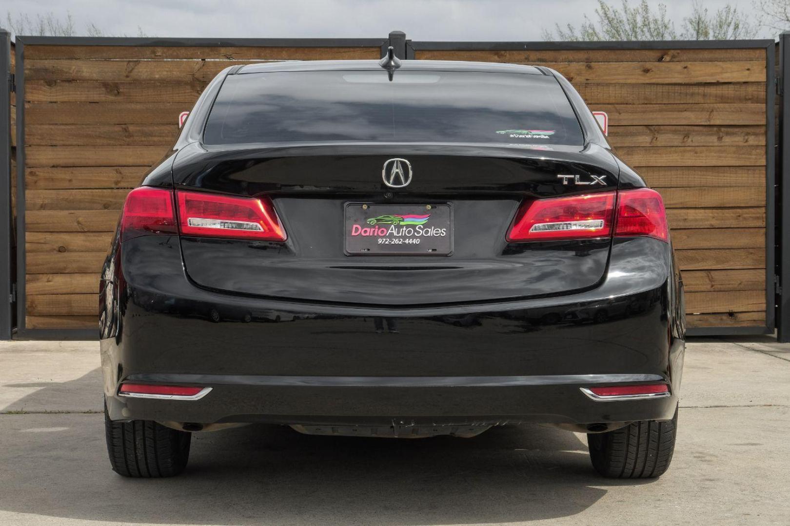 2018 BLACK Acura TLX Technology Package 2.4L (19UUB1F55JA) with an 2.4L L4 DOHC 16V engine, 8-Speed Automatic transmission, located at 2401 E Main St., Grand Prairie, TX, 75050, (972) 262-4440, 32.748981, -96.969643 - Photo#11