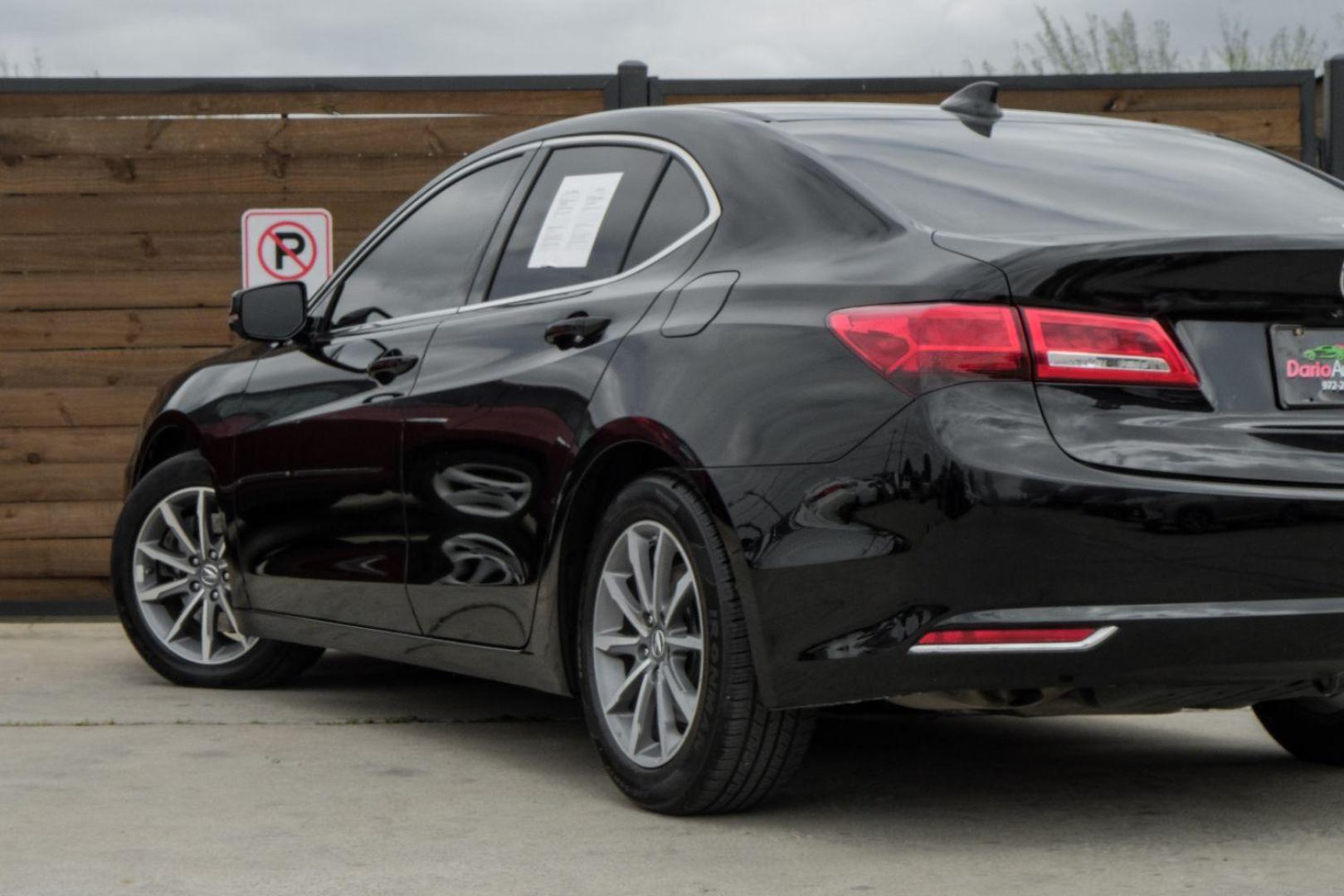 2018 BLACK Acura TLX Technology Package 2.4L (19UUB1F55JA) with an 2.4L L4 DOHC 16V engine, 8-Speed Automatic transmission, located at 2401 E Main St., Grand Prairie, TX, 75050, (972) 262-4440, 32.748981, -96.969643 - Photo#13