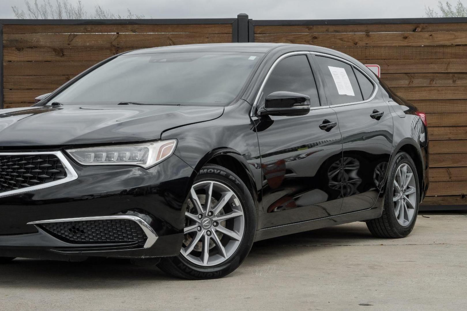 2018 BLACK Acura TLX Technology Package 2.4L (19UUB1F55JA) with an 2.4L L4 DOHC 16V engine, 8-Speed Automatic transmission, located at 2401 E Main St., Grand Prairie, TX, 75050, (972) 262-4440, 32.748981, -96.969643 - Photo#6