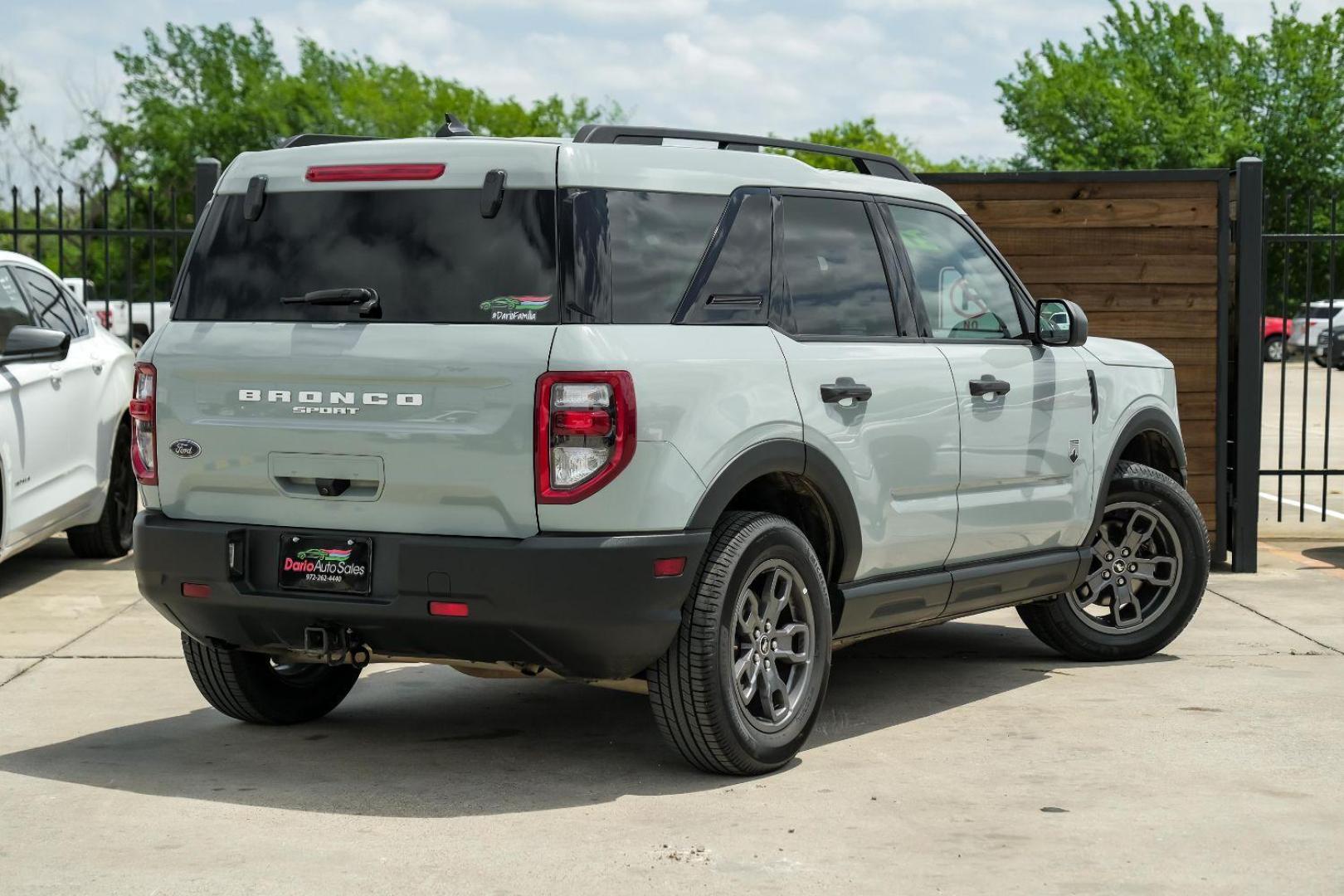 2021 GRAY Ford Bronco Sport Big Bend (3FMCR9B63MR) with an 1.5L L3 engine, 8-Speed Automatic transmission, located at 2401 E Main St., Grand Prairie, TX, 75050, (972) 262-4440, 32.748981, -96.969643 - Photo#11