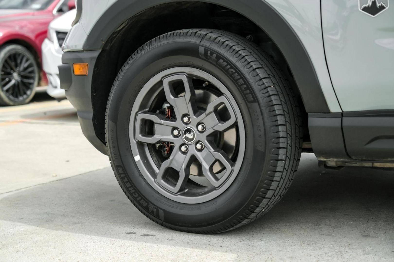 2021 GRAY Ford Bronco Sport Big Bend (3FMCR9B63MR) with an 1.5L L3 engine, 8-Speed Automatic transmission, located at 2401 E Main St., Grand Prairie, TX, 75050, (972) 262-4440, 32.748981, -96.969643 - Photo#63