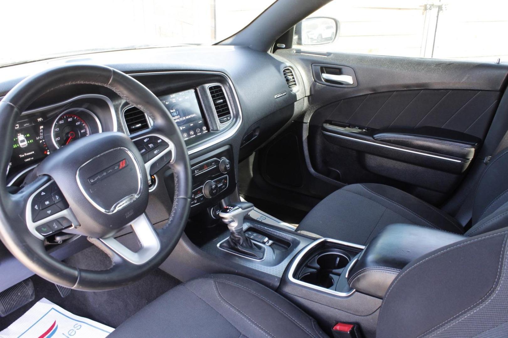 2016 BLACK Dodge Charger SXT (2C3CDXHG8GH) with an 3.6L V6 DOHC 24V engine, 8-Speed Automatic transmission, located at 2401 E Main St., Grand Prairie, TX, 75050, (972) 262-4440, 32.748981, -96.969643 - Photo#10