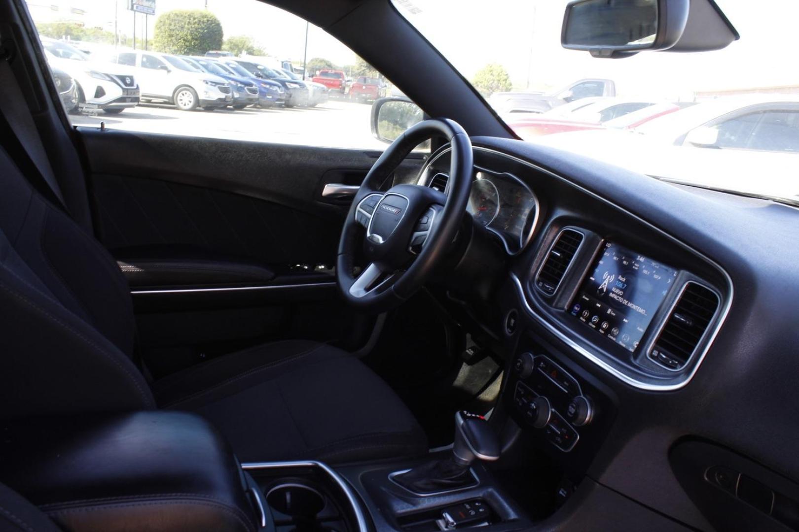 2016 BLACK Dodge Charger SXT (2C3CDXHG8GH) with an 3.6L V6 DOHC 24V engine, 8-Speed Automatic transmission, located at 2401 E Main St., Grand Prairie, TX, 75050, (972) 262-4440, 32.748981, -96.969643 - Photo#12