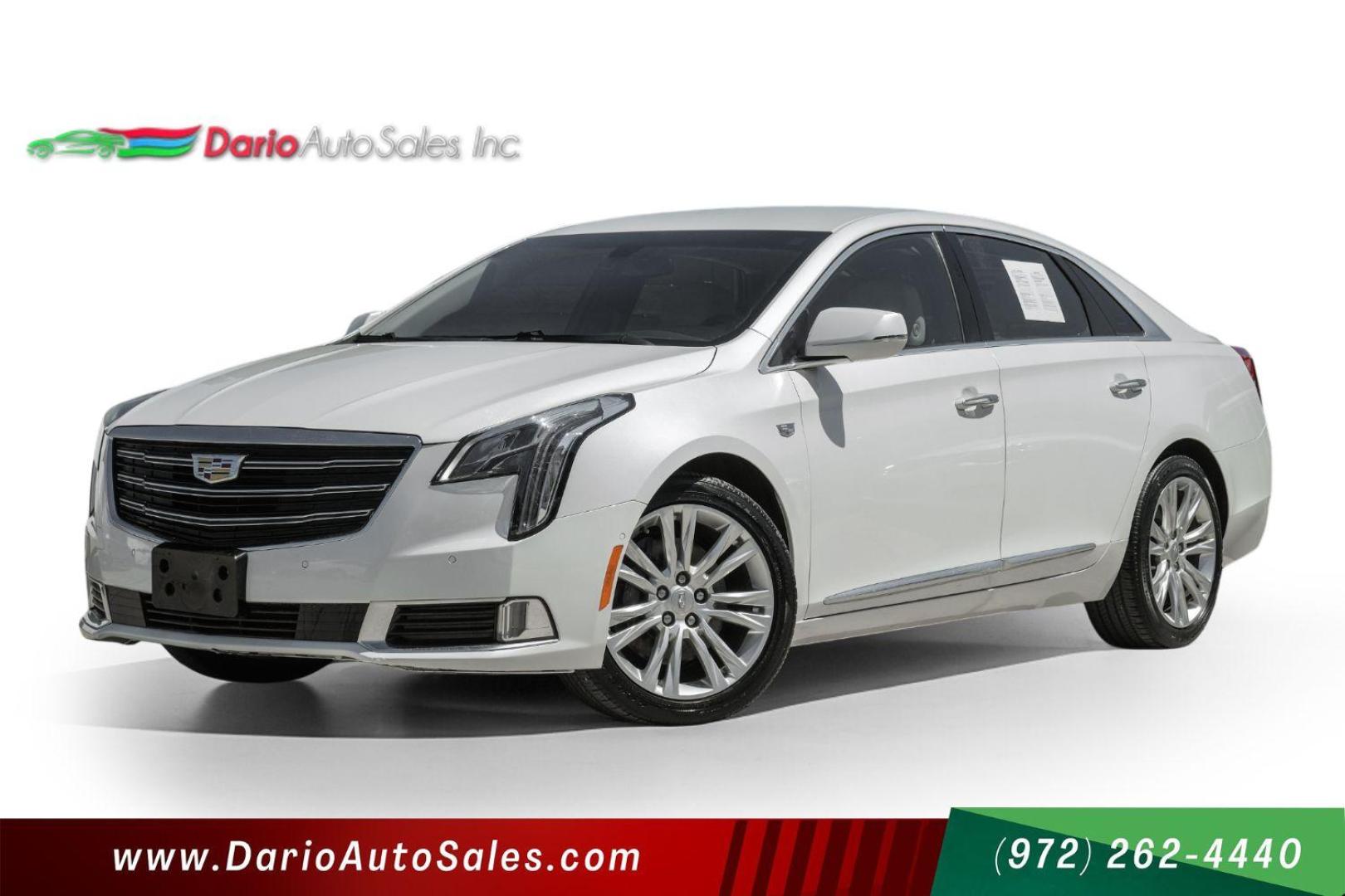 2018 White Cadillac XTS Luxury FWD (2G61M5S35J9) with an 3.6L V6 DOHC 24V engine, 6-Speed Automatic transmission, located at 2401 E Main St., Grand Prairie, TX, 75050, (972) 262-4440, 32.748981, -96.969643 - Photo#0