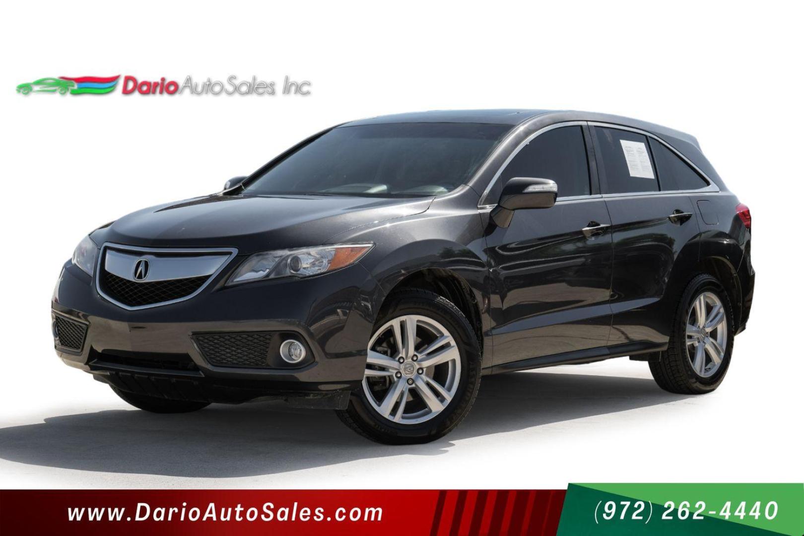 2014 Gray Acura RDX 6-Spd AT w/ Technology Package (5J8TB3H54EL) with an 3.5L V6 DOHC 24V engine, 6-Speed Automatic transmission, located at 2401 E Main St., Grand Prairie, TX, 75050, (972) 262-4440, 32.748981, -96.969643 - Photo#0