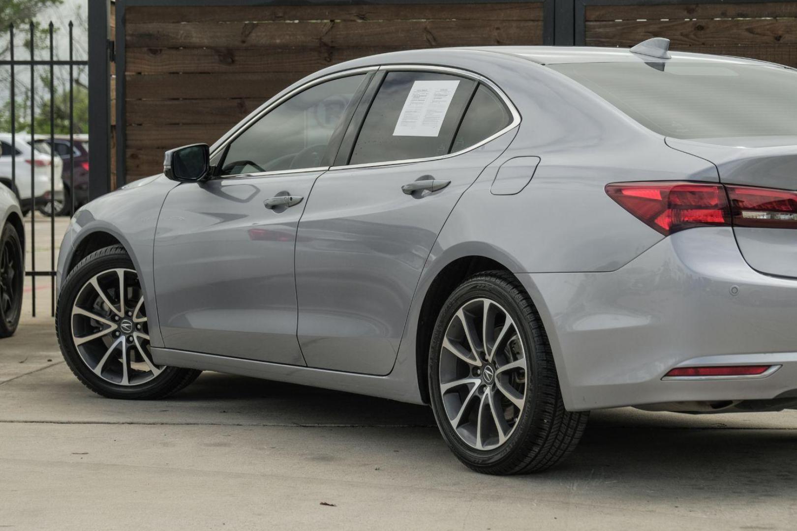 2015 Silver Acura TLX 9-Spd AT w/Advance Package (19UUB2F74FA) with an 3.5L V6 SOHC 24V engine, 9-Speed Automatic transmission, located at 2401 E Main St., Grand Prairie, TX, 75050, (972) 262-4440, 32.748981, -96.969643 - Photo#13