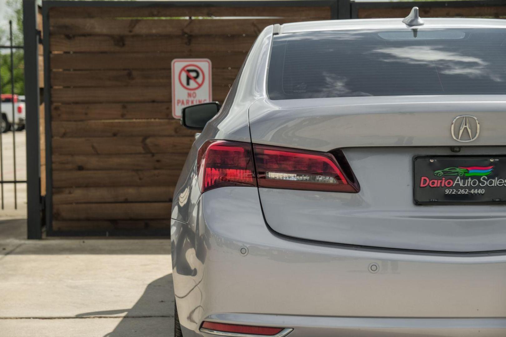 2015 Silver Acura TLX 9-Spd AT w/Advance Package (19UUB2F74FA) with an 3.5L V6 SOHC 24V engine, 9-Speed Automatic transmission, located at 2401 E Main St., Grand Prairie, TX, 75050, (972) 262-4440, 32.748981, -96.969643 - Photo#50