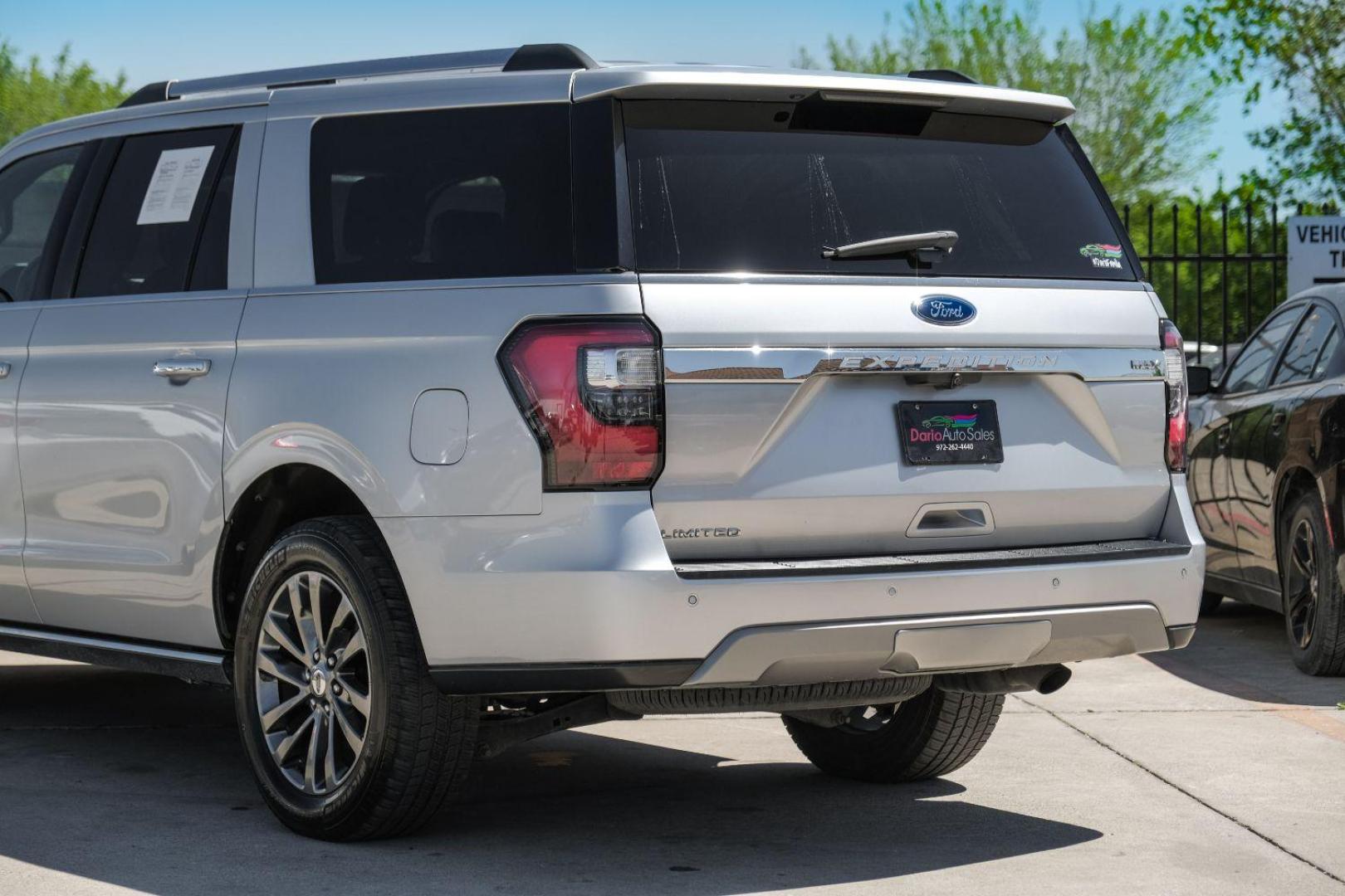 2019 Silver Ford Expedition MAX Limited (1FMJK1KTXKE) with an 3.5L V6 DOHC 24V FFV engine, 6-Speed Automatic transmission, located at 2401 E Main St., Grand Prairie, TX, 75050, (972) 262-4440, 32.748981, -96.969643 - Photo#14