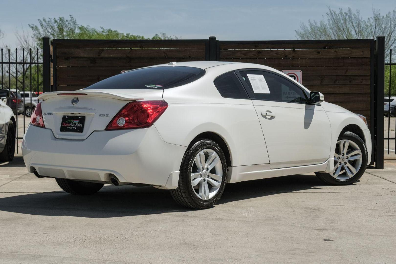 2012 White Nissan Altima 2.5 S CVT Coupe (1N4AL2EP8CC) with an 2.5L L4 DOHC 16V engine, located at 2401 E Main St., Grand Prairie, TX, 75050, (972) 262-4440, 32.748981, -96.969643 - Photo#10