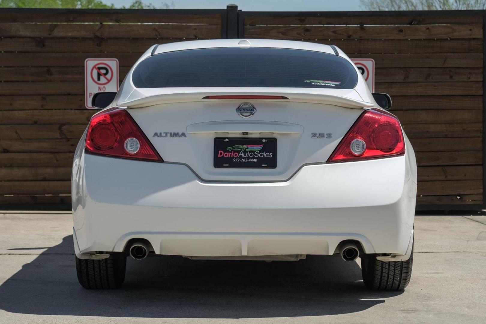 2012 White Nissan Altima 2.5 S CVT Coupe (1N4AL2EP8CC) with an 2.5L L4 DOHC 16V engine, located at 2401 E Main St., Grand Prairie, TX, 75050, (972) 262-4440, 32.748981, -96.969643 - Photo#11