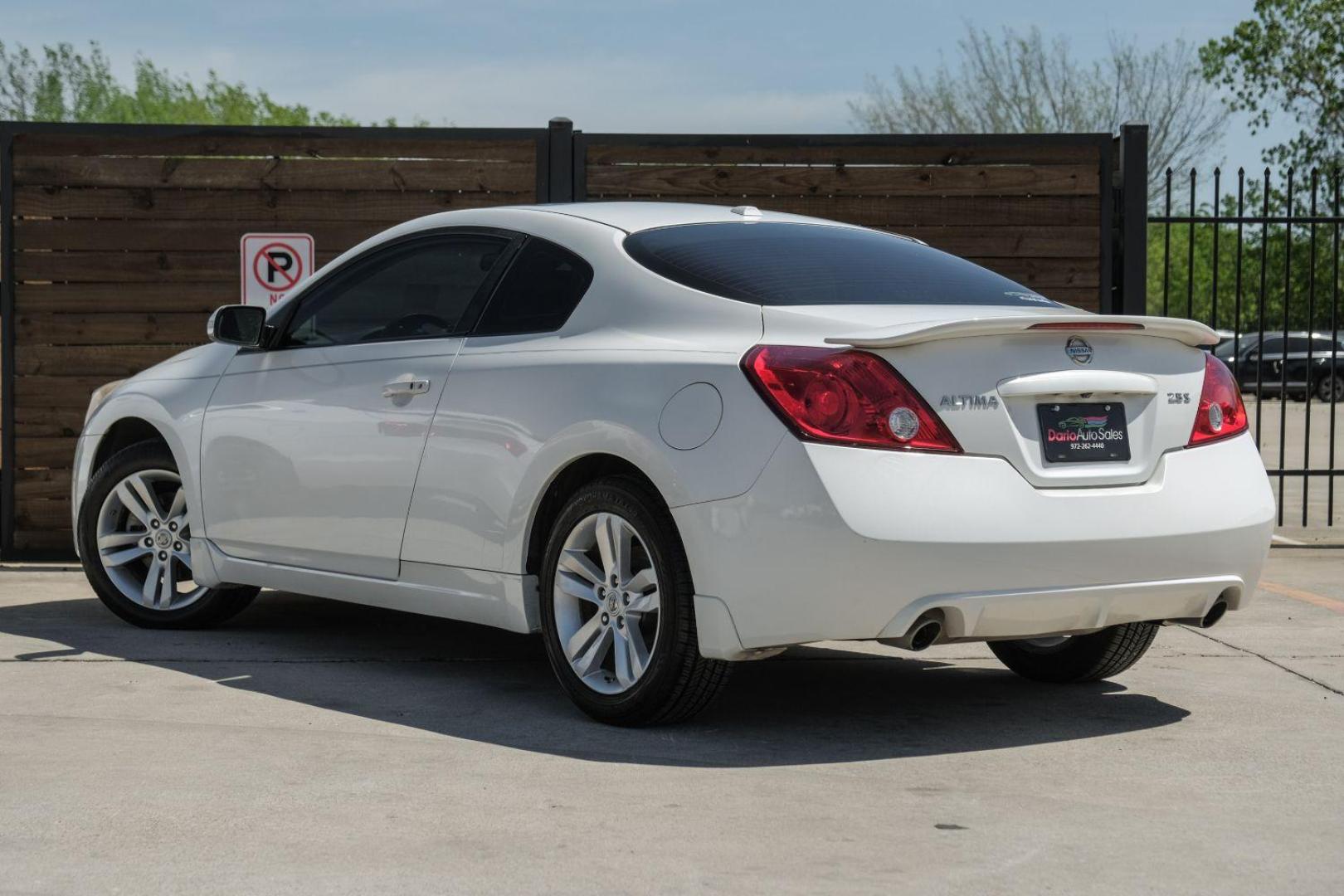 2012 White Nissan Altima 2.5 S CVT Coupe (1N4AL2EP8CC) with an 2.5L L4 DOHC 16V engine, located at 2401 E Main St., Grand Prairie, TX, 75050, (972) 262-4440, 32.748981, -96.969643 - Photo#12