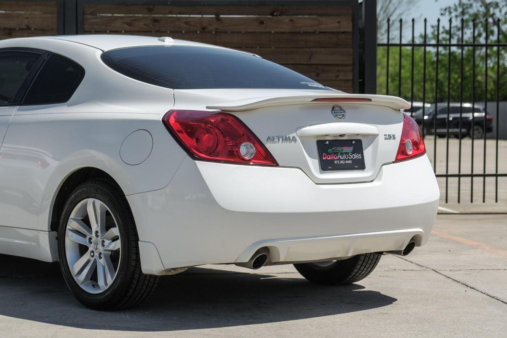 2012 White Nissan Altima 2.5 S CVT Coupe (1N4AL2EP8CC) with an 2.5L L4 DOHC 16V engine, located at 2401 E Main St., Grand Prairie, TX, 75050, (972) 262-4440, 32.748981, -96.969643 - Photo#14