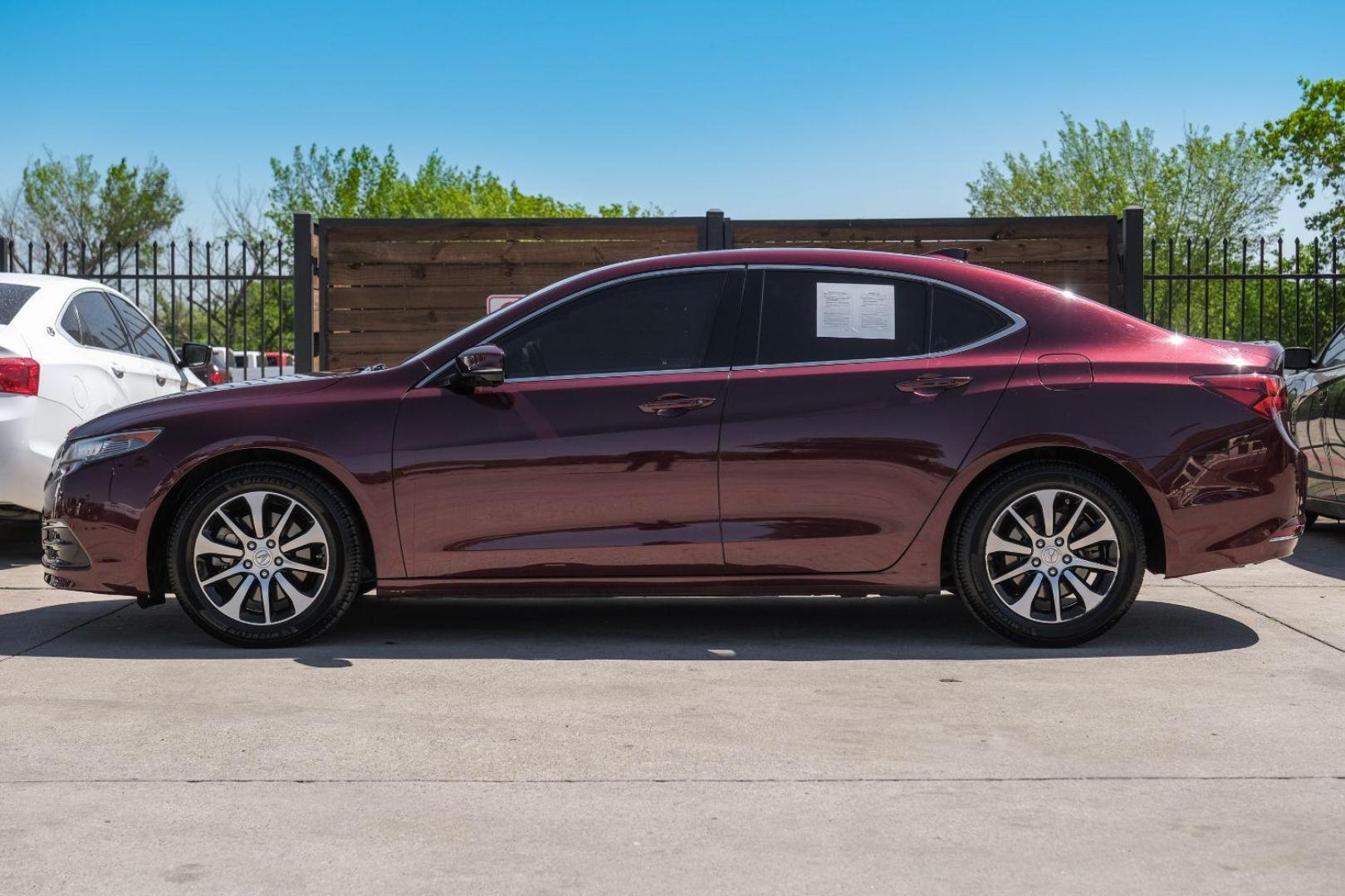 2016 maroon Acura TLX 8-Spd DCT (19UUB1F31GA) with an 2.5L L4 DOHC 16V engine, 8-Speed Automatic transmission, located at 2401 E Main St., Grand Prairie, TX, 75050, (972) 262-4440, 32.748981, -96.969643 - Photo#15