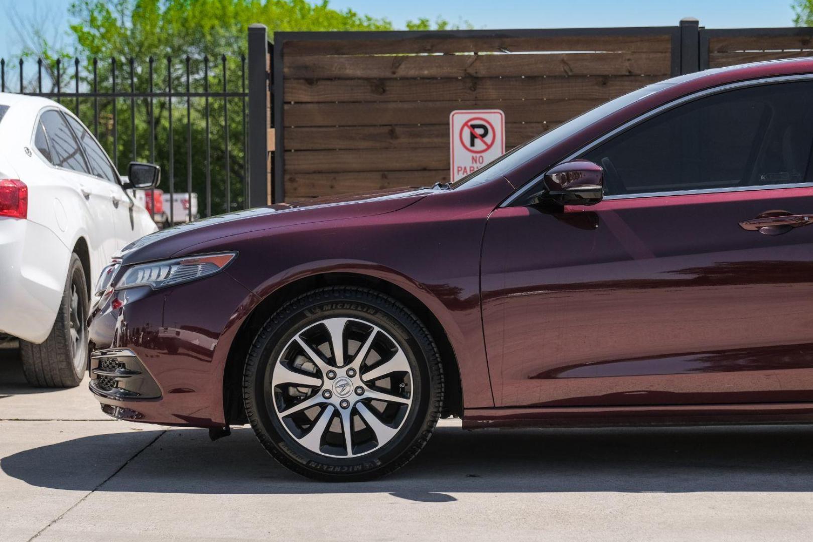 2016 maroon Acura TLX 8-Spd DCT (19UUB1F31GA) with an 2.5L L4 DOHC 16V engine, 8-Speed Automatic transmission, located at 2401 E Main St., Grand Prairie, TX, 75050, (972) 262-4440, 32.748981, -96.969643 - Photo#16