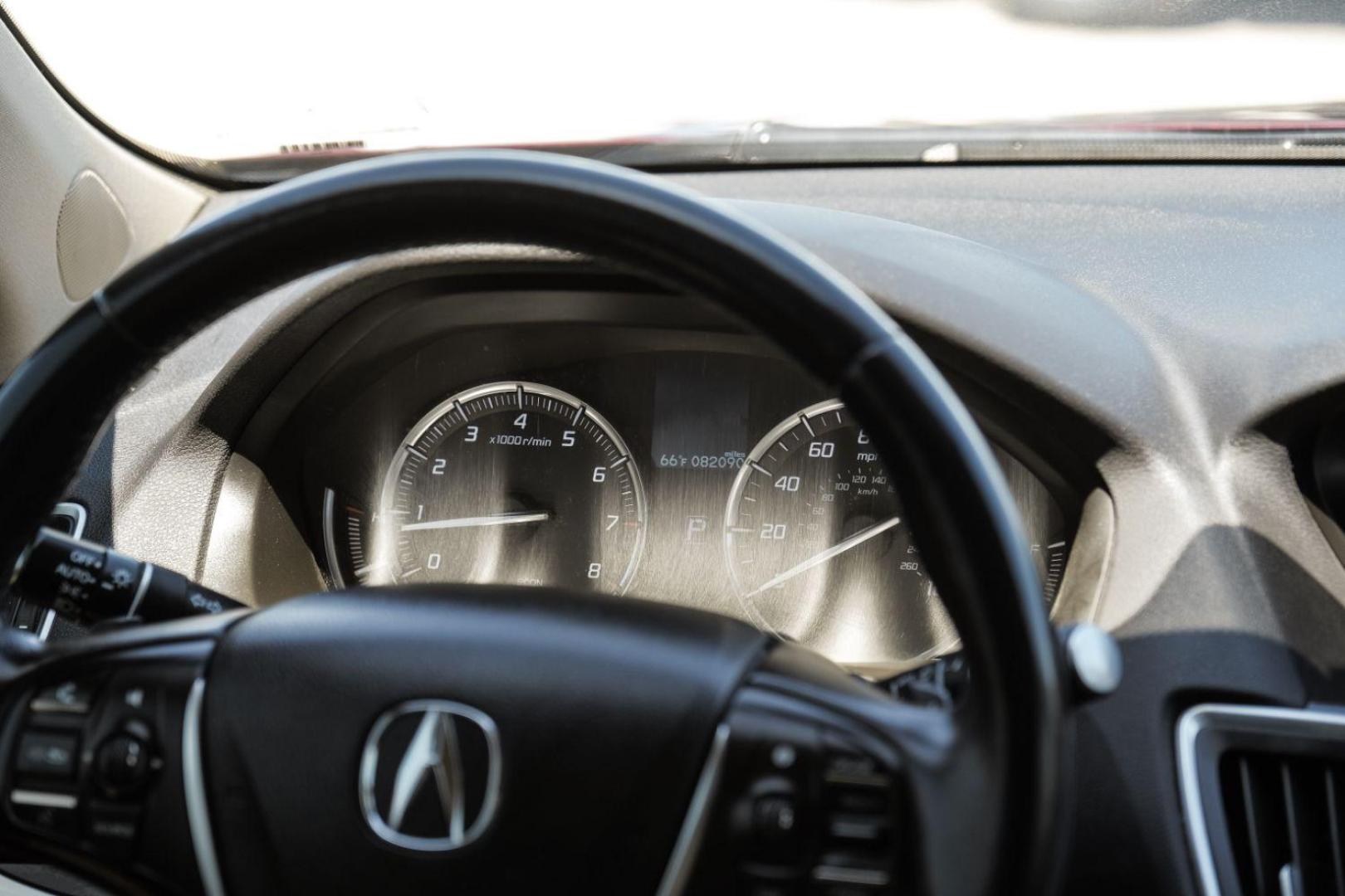 2016 maroon Acura TLX 8-Spd DCT (19UUB1F31GA) with an 2.5L L4 DOHC 16V engine, 8-Speed Automatic transmission, located at 2401 E Main St., Grand Prairie, TX, 75050, (972) 262-4440, 32.748981, -96.969643 - Photo#24