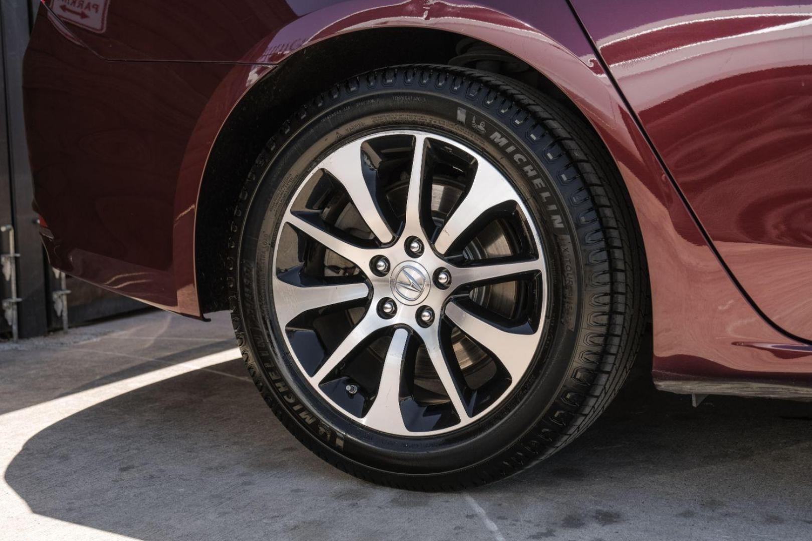 2016 maroon Acura TLX 8-Spd DCT (19UUB1F31GA) with an 2.5L L4 DOHC 16V engine, 8-Speed Automatic transmission, located at 2401 E Main St., Grand Prairie, TX, 75050, (972) 262-4440, 32.748981, -96.969643 - Photo#58