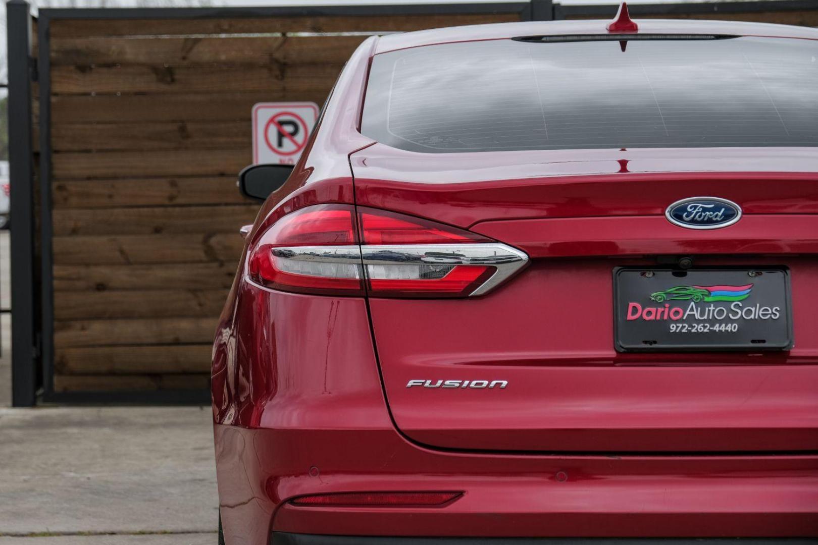 2020 Red Ford Fusion SEL (3FA6P0CD1LR) with an 1.5L L4 DOHC 16V engine, 6-Speed Automatic transmission, located at 2401 E Main St., Grand Prairie, TX, 75050, (972) 262-4440, 32.748981, -96.969643 - Photo#50