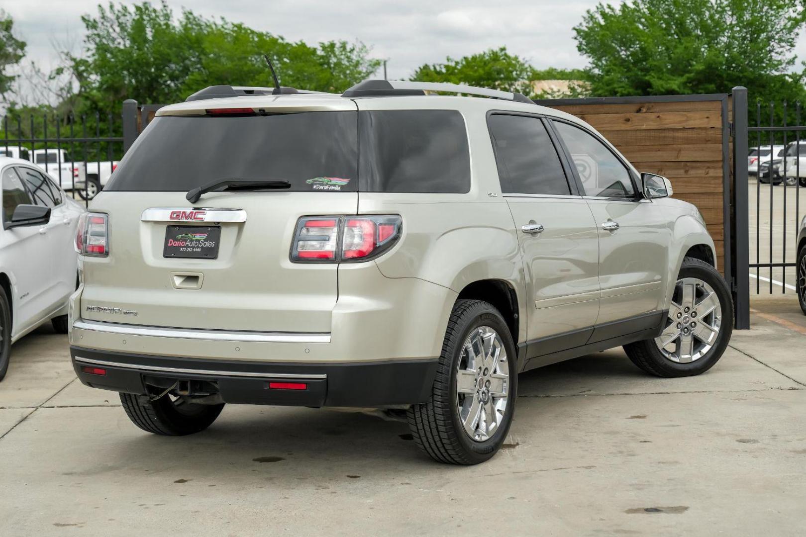 2017 Tan GMC Acadia Limited FWD (1GKKRSKD2HJ) with an 3.6L V6 DOHC 24V engine, 6-Speed Automatic transmission, located at 2401 E Main St., Grand Prairie, TX, 75050, (972) 262-4440, 32.748981, -96.969643 - Photo#10