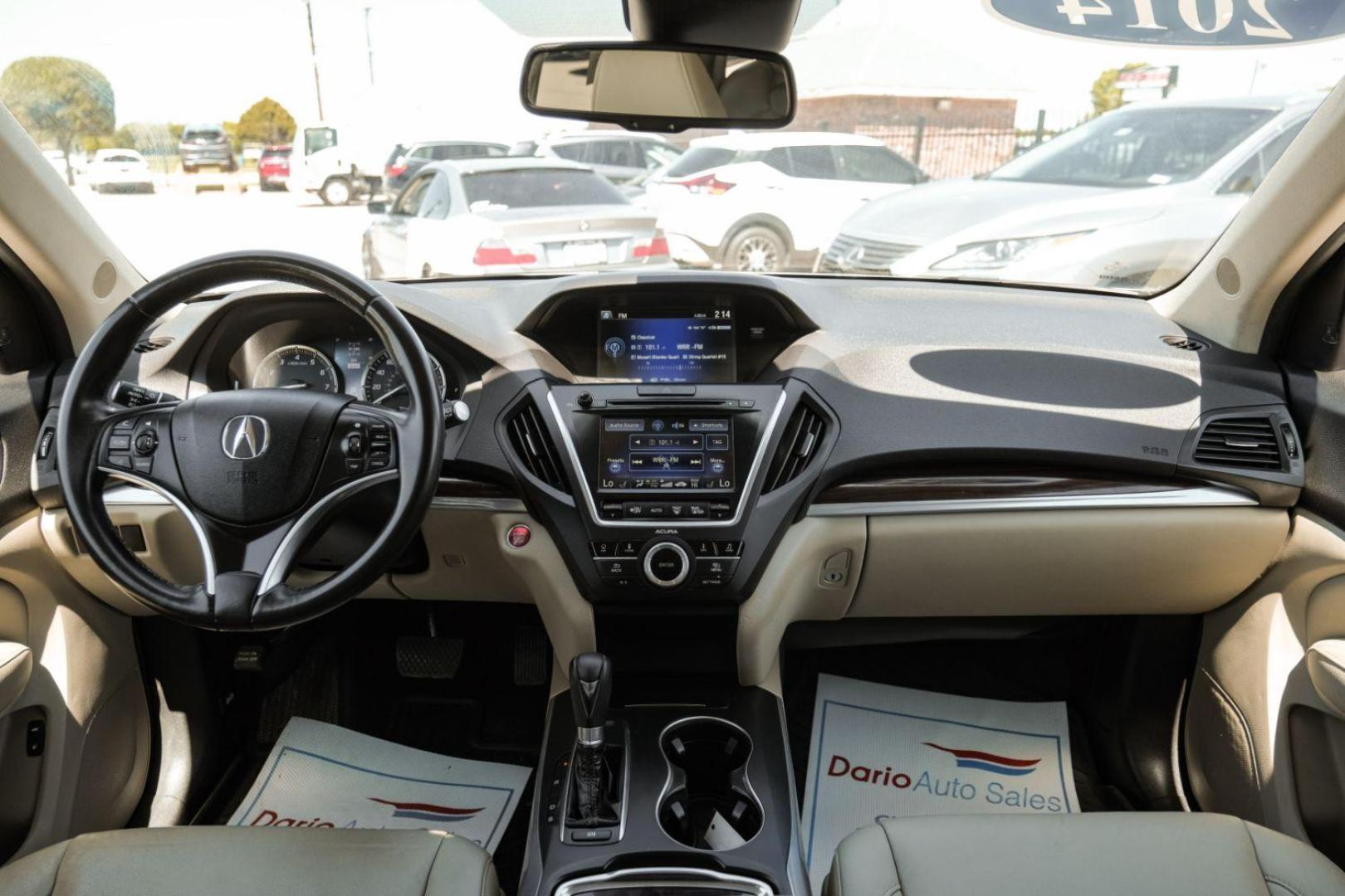 2014 WHITE Acura MDX SH-AWD 6-Spd AT w/Tech Package (5FRYD4H44EB) with an 3.5L V6 SOHC 24V engine, 6-Speed Automatic transmission, located at 2401 E Main St., Grand Prairie, TX, 75050, (972) 262-4440, 32.748981, -96.969643 - Photo#19