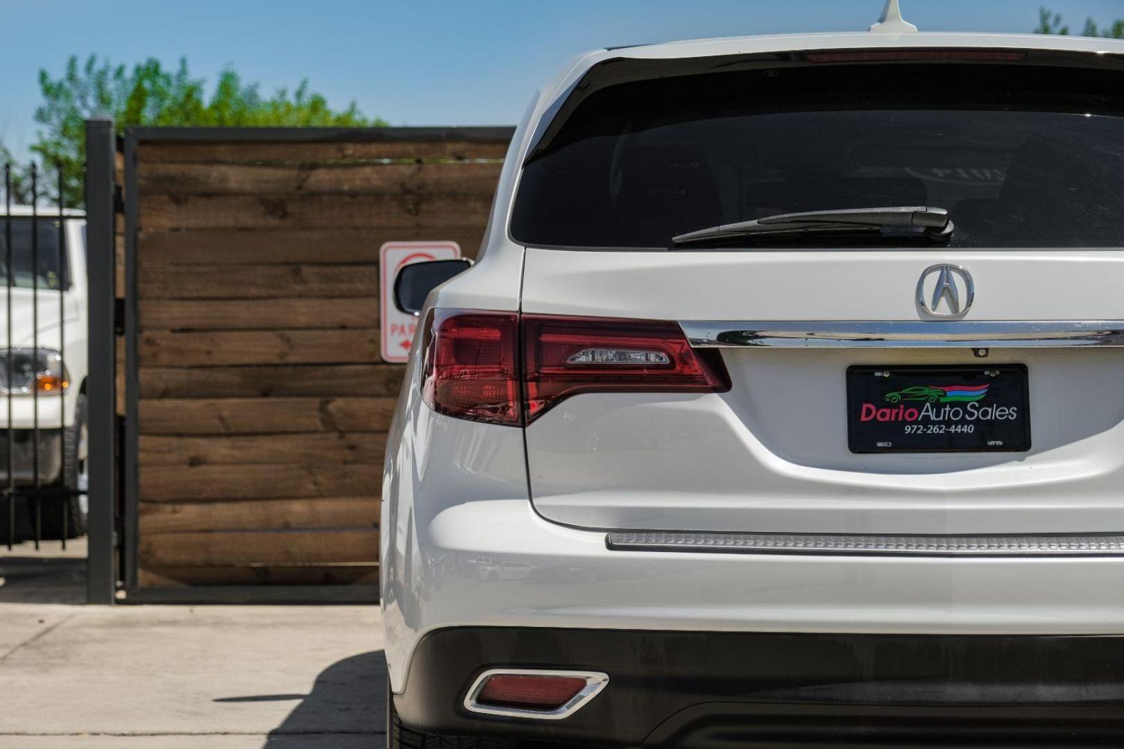 2014 WHITE Acura MDX SH-AWD 6-Spd AT w/Tech Package (5FRYD4H44EB) with an 3.5L V6 SOHC 24V engine, 6-Speed Automatic transmission, located at 2401 E Main St., Grand Prairie, TX, 75050, (972) 262-4440, 32.748981, -96.969643 - Photo#50