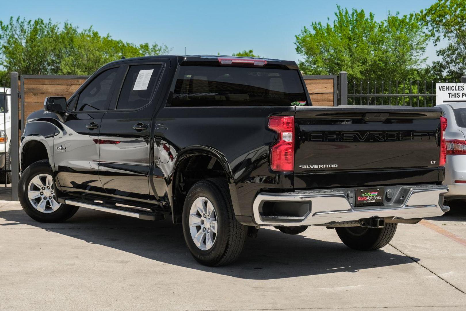 2019 BLACK Chevrolet Silverado 1500 LT Crew Cab 2WD (1GCPWCED0KZ) with an 5.3L V8 OHV 16V engine, 6-Speed Automatic transmission, located at 2401 E Main St., Grand Prairie, TX, 75050, (972) 262-4440, 32.748981, -96.969643 - Photo#9