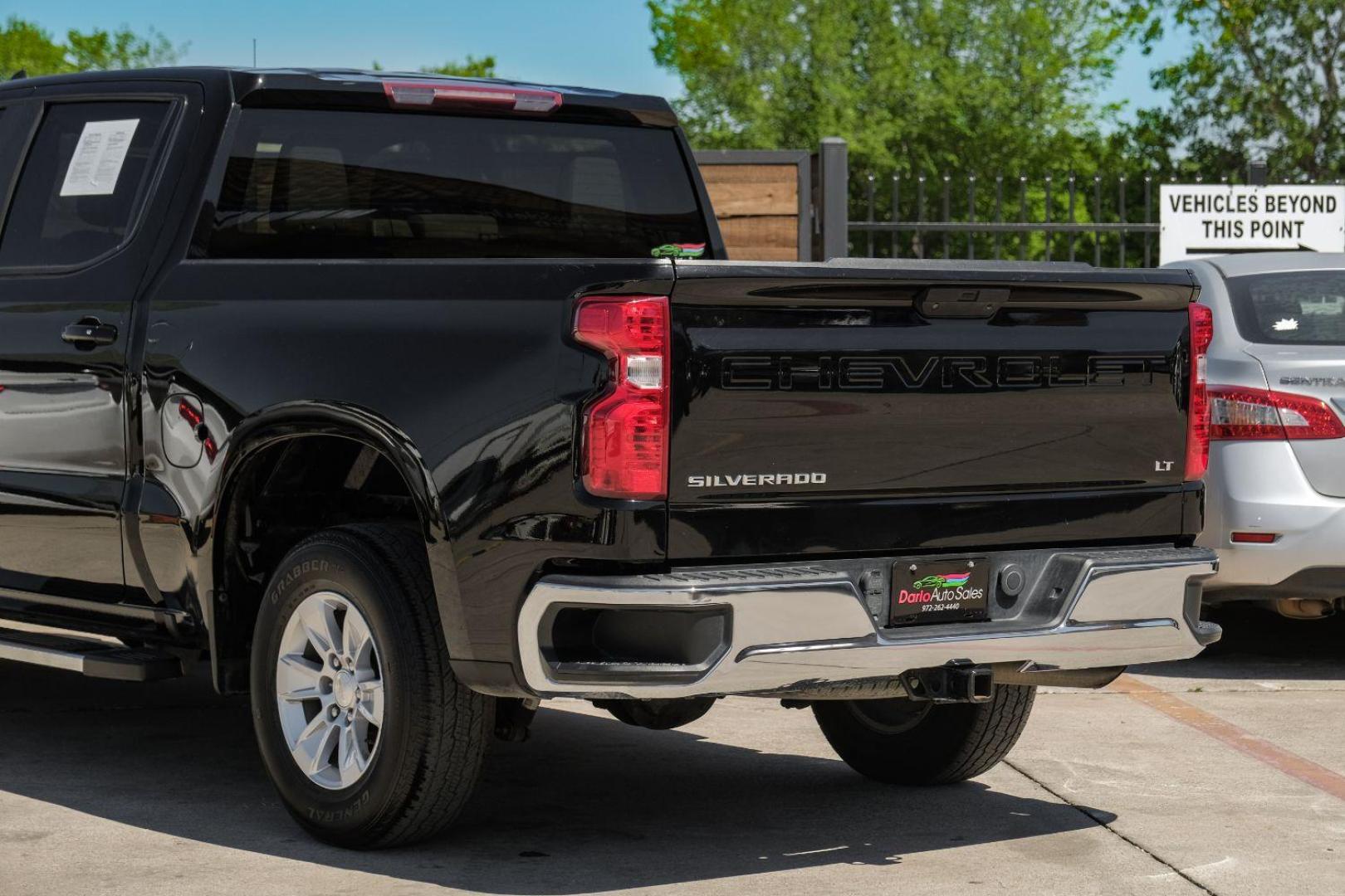 2019 BLACK Chevrolet Silverado 1500 LT Crew Cab 2WD (1GCPWCED0KZ) with an 5.3L V8 OHV 16V engine, 6-Speed Automatic transmission, located at 2401 E Main St., Grand Prairie, TX, 75050, (972) 262-4440, 32.748981, -96.969643 - Photo#11