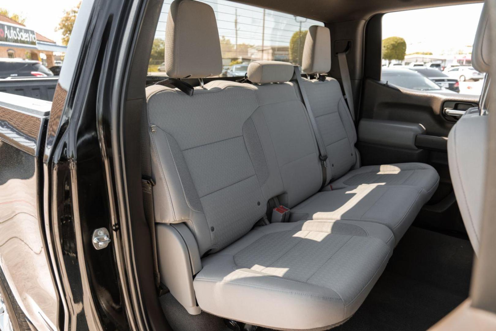 2019 BLACK Chevrolet Silverado 1500 LT Crew Cab 2WD (1GCPWCED0KZ) with an 5.3L V8 OHV 16V engine, 6-Speed Automatic transmission, located at 2401 E Main St., Grand Prairie, TX, 75050, (972) 262-4440, 32.748981, -96.969643 - Photo#35