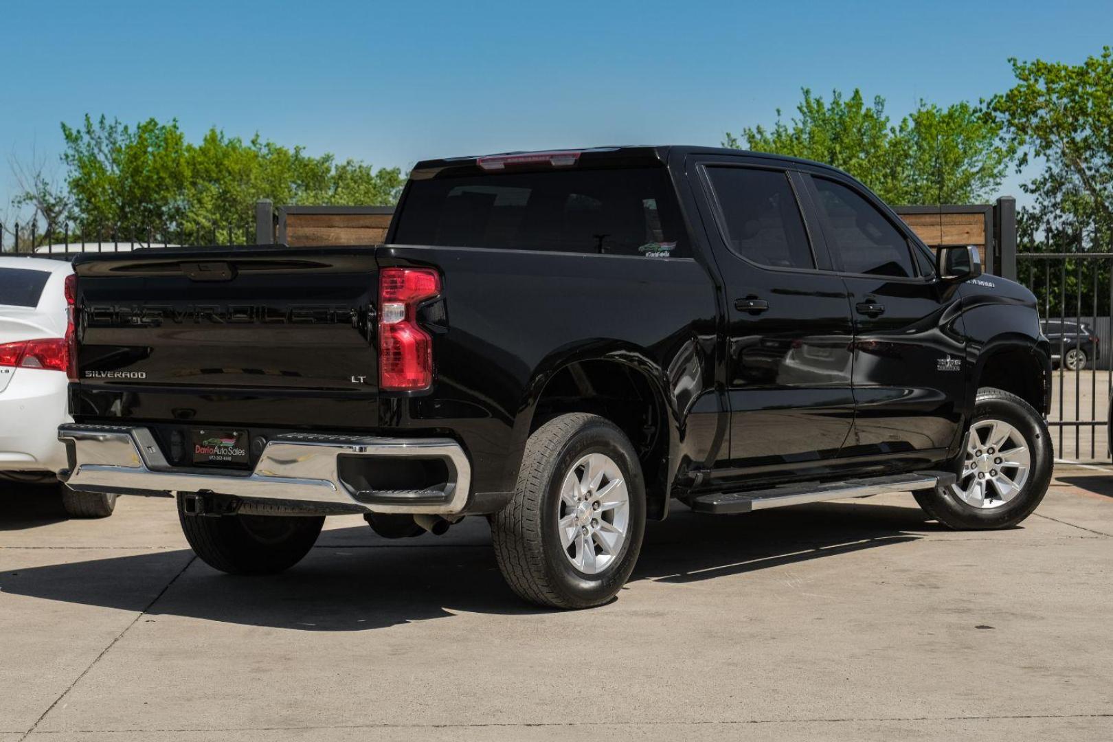 2019 BLACK Chevrolet Silverado 1500 LT Crew Cab 2WD (1GCPWCED0KZ) with an 5.3L V8 OHV 16V engine, 6-Speed Automatic transmission, located at 2401 E Main St., Grand Prairie, TX, 75050, (972) 262-4440, 32.748981, -96.969643 - Photo#7