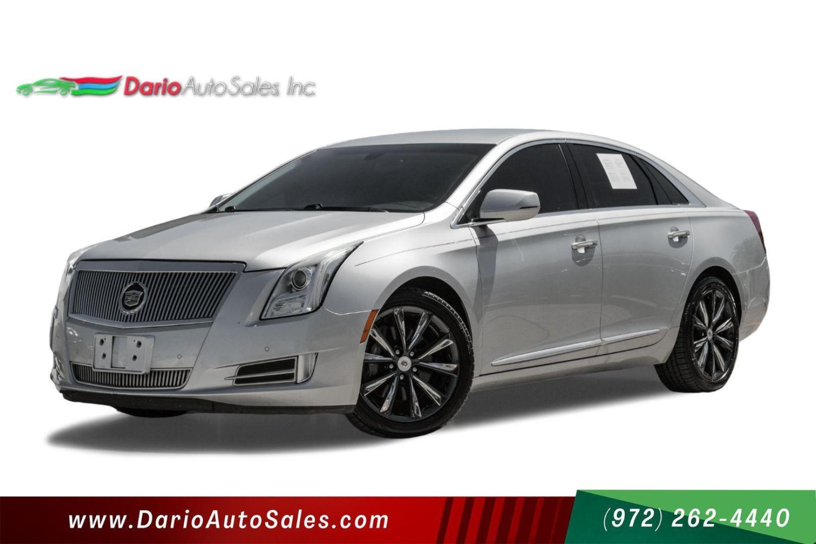 2013 Silver Cadillac XTS Luxury (2G61P5S34D9) with an 3.6L V6 DOHC 24V engine, 6-Speed Automatic transmission, located at 2401 E Main St., Grand Prairie, TX, 75050, (972) 262-4440, 32.748981, -96.969643 - Photo#0