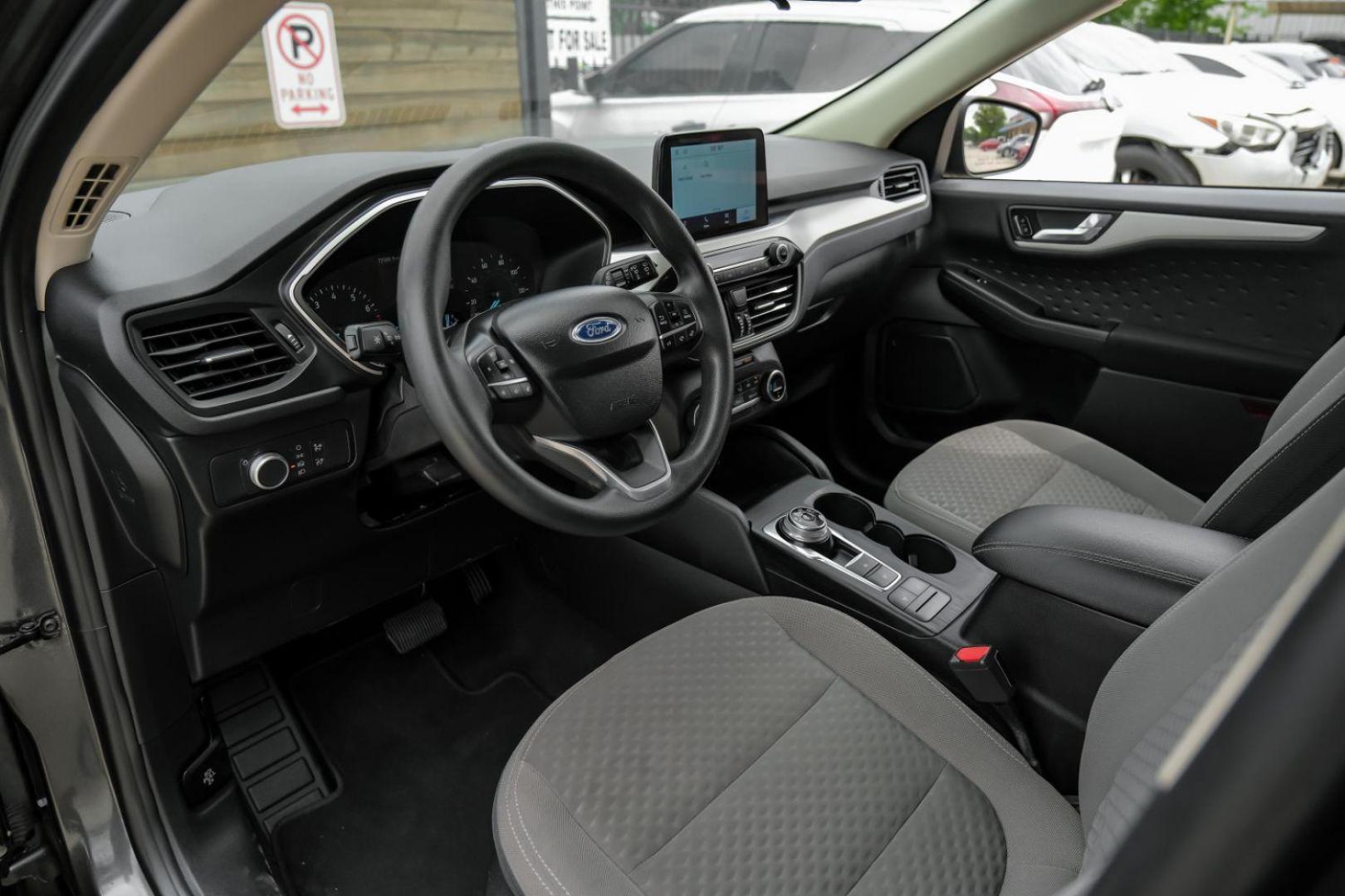 2020 GRAY Ford Escape SE (1FMCU0G65LU) with an 1.5L L3 engine, 8-Speed Automatic transmission, located at 2401 E Main St., Grand Prairie, TX, 75050, (972) 262-4440, 32.748981, -96.969643 - Photo#2