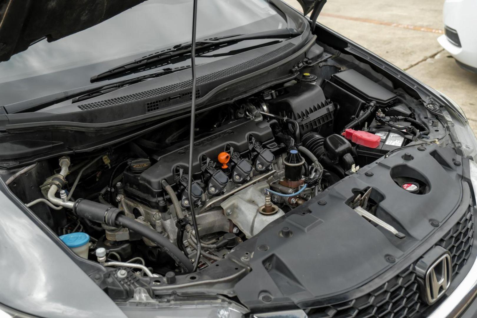 2013 Gray Honda Civic EX-L Sedan 5-Speed AT (19XFB2F93DE) with an 1.8L L4 SOHC 16V engine, 5-Speed Automatic transmission, located at 2401 E Main St., Grand Prairie, TX, 75050, (972) 262-4440, 32.748981, -96.969643 - Photo#56