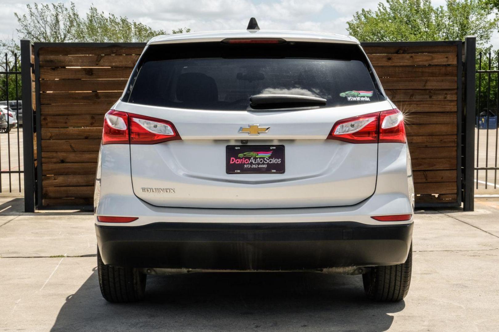 2021 Silver Chevrolet Equinox LS 2WD (3GNAXHEV7MS) with an 1.5L L4 DOHC 16V TURBO engine, 6-Speed Automatic transmission, located at 2401 E Main St., Grand Prairie, TX, 75050, (972) 262-4440, 32.748981, -96.969643 - Photo#10