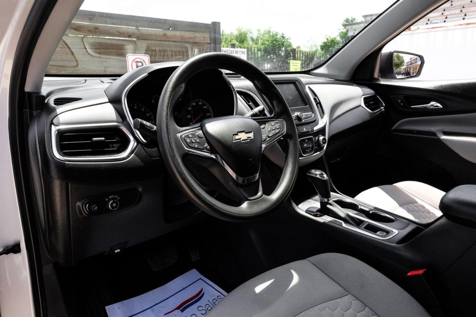 2021 Silver Chevrolet Equinox LS 2WD (3GNAXHEV7MS) with an 1.5L L4 DOHC 16V TURBO engine, 6-Speed Automatic transmission, located at 2401 E Main St., Grand Prairie, TX, 75050, (972) 262-4440, 32.748981, -96.969643 - Photo#2