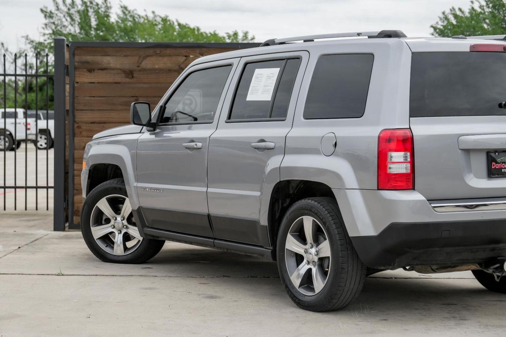 2016 Silver Jeep Patriot Latitude 2WD (1C4NJPFA8GD) with an 2.0L L4 DOHC 16V engine, located at 2401 E Main St., Grand Prairie, TX, 75050, (972) 262-4440, 32.748981, -96.969643 - Photo#13