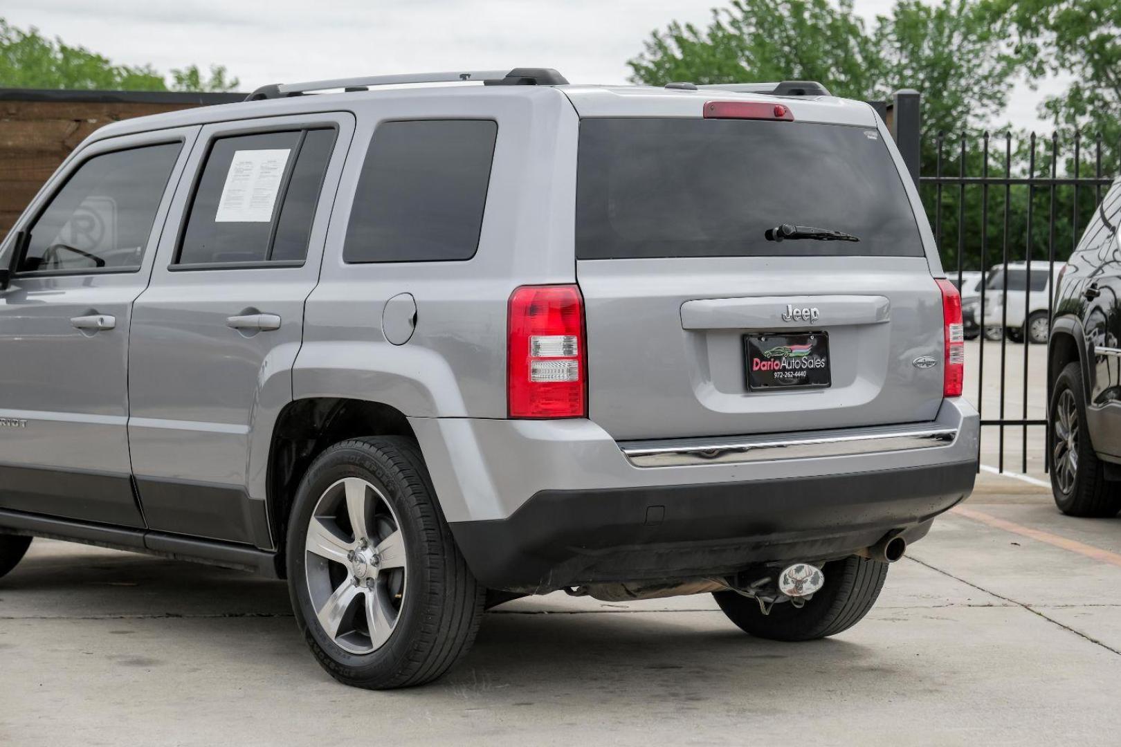 2016 Silver Jeep Patriot Latitude 2WD (1C4NJPFA8GD) with an 2.0L L4 DOHC 16V engine, located at 2401 E Main St., Grand Prairie, TX, 75050, (972) 262-4440, 32.748981, -96.969643 - Photo#14