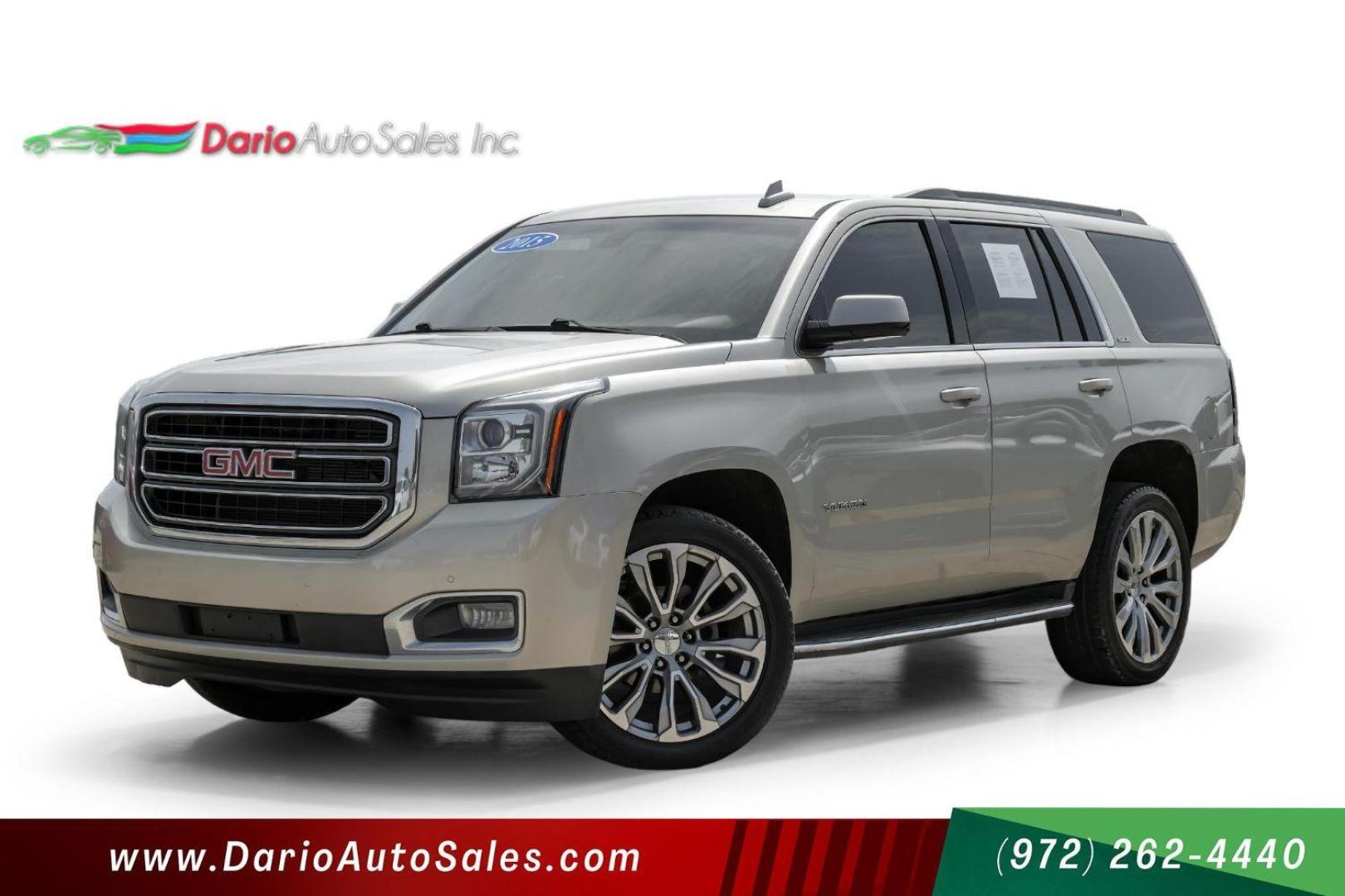 2015 GOLD GMC Yukon SPORT UTILITY 4-DR (1GKS2AKC7FR) with an 5.3L V8 OHV 16V engine, 6-Speed Automatic transmission, located at 2401 E Main St., Grand Prairie, TX, 75050, (972) 262-4440, 32.748981, -96.969643 - Photo#0