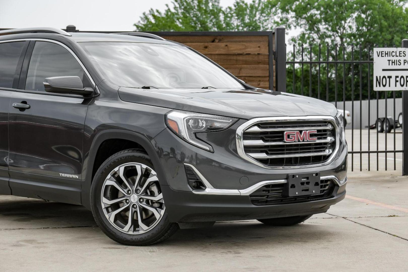 2019 Gray GMC Terrain SLT (3GKALPEX7KL) with an 2.0L L4 DOHC 16V TURBO engine, 6-Speed Automatic transmission, located at 2401 E Main St., Grand Prairie, TX, 75050, (972) 262-4440, 32.748981, -96.969643 - Photo#7