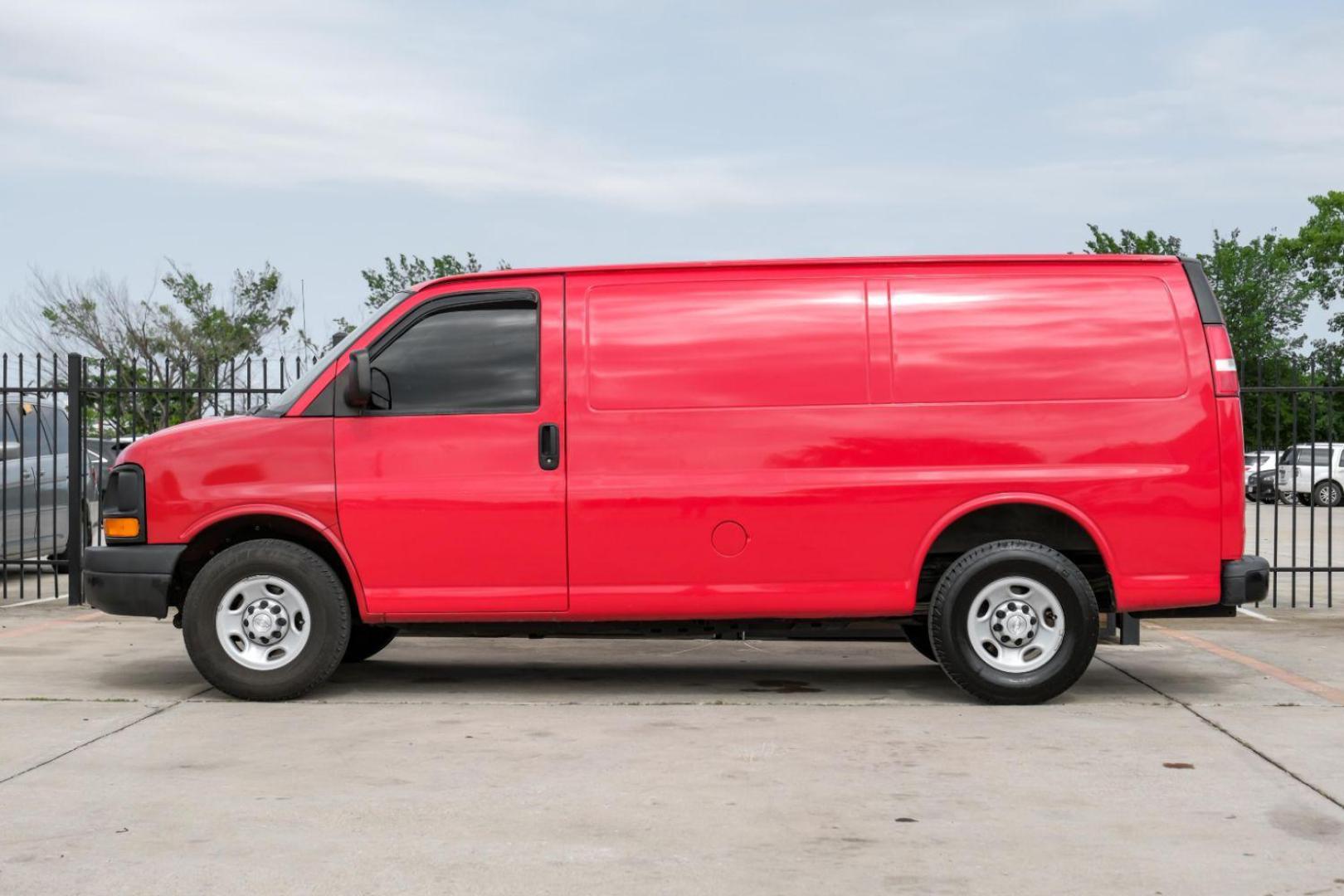 2016 RED Chevrolet Express 2500 Cargo (1GCWGAFF9G1) with an 4.8L V8 FFV engine, 6-Speed Automatic transmission, located at 2401 E Main St., Grand Prairie, TX, 75050, (972) 262-4440, 32.748981, -96.969643 - Photo#14